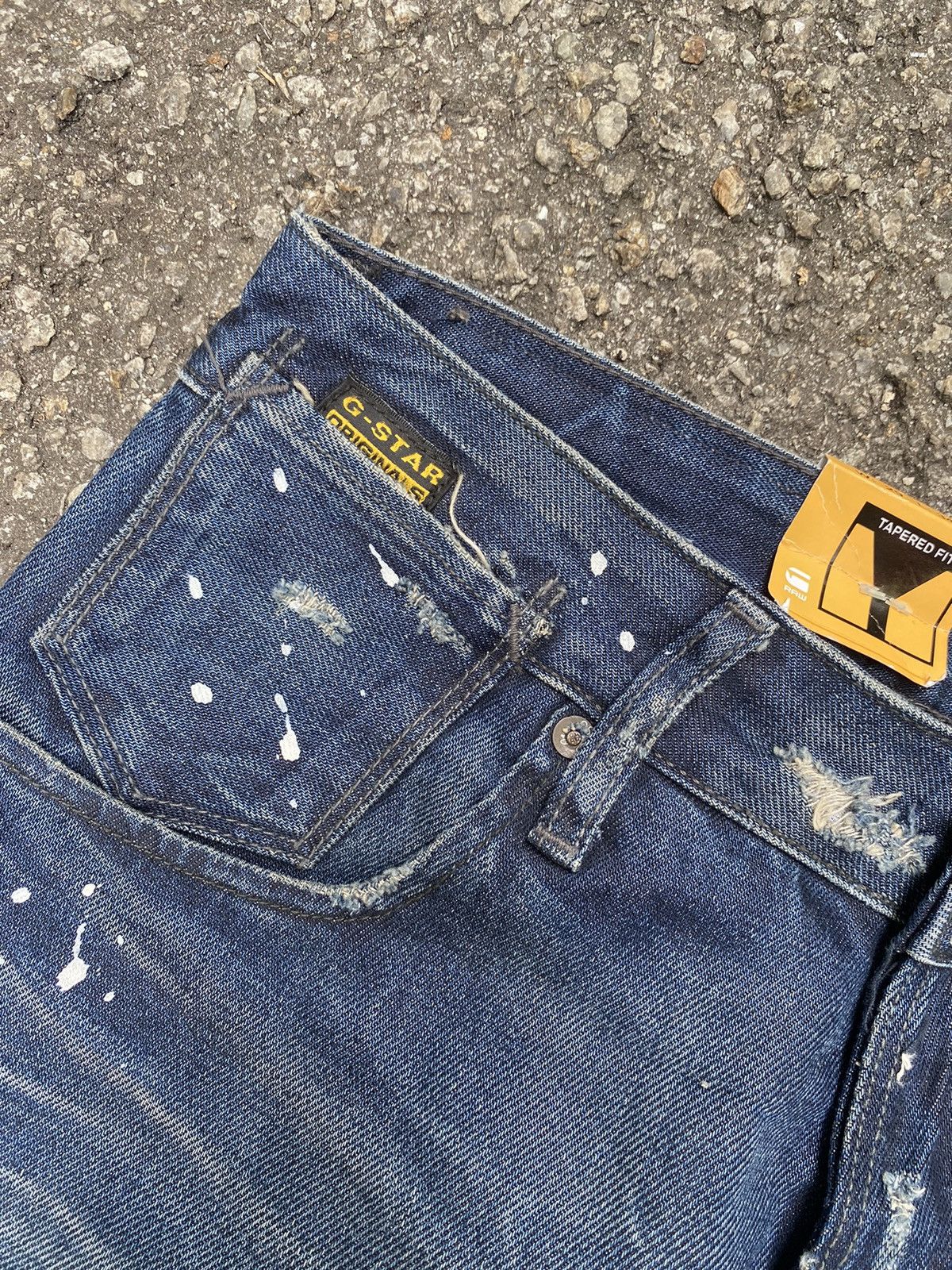 G-Star G Star Raw Distressed Denim Pants Jeans Size US 29 - 6 Thumbnail