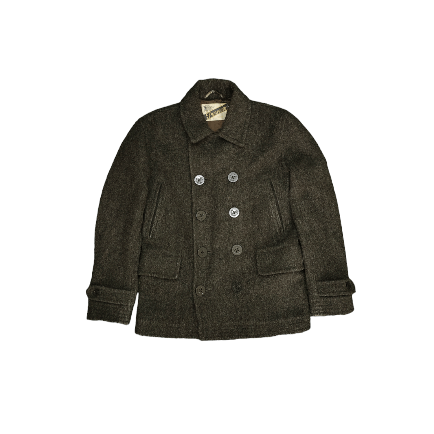 1990s Perfecto By Schott Nyc Double Breasted Work Jacket