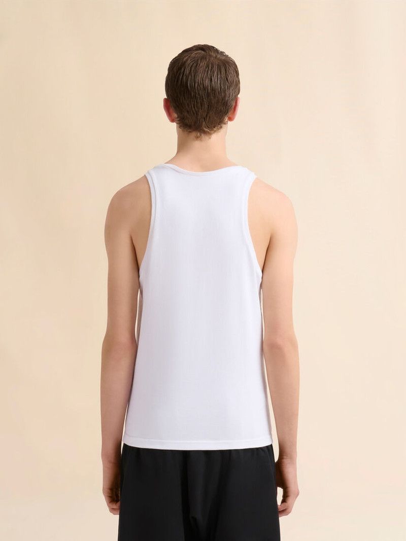 Marni o1f1d3z0326 Tank Top in White Size US M / EU 48-50 / 2 - 3 Thumbnail