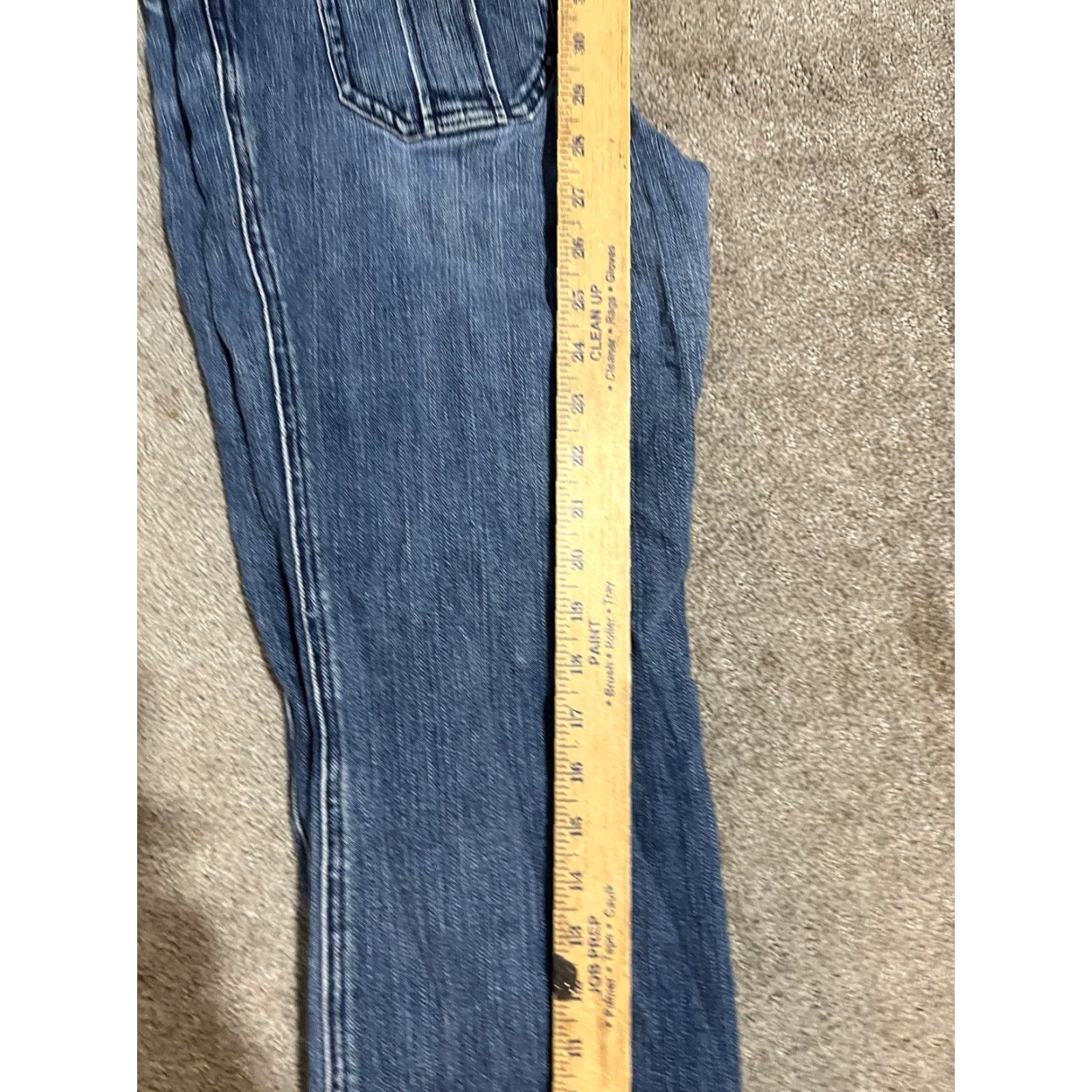 Gap Gap Jeans Bootcut Women's 6 Blue Denim Cotton Stretch Medium Wash 28in Inseam 5-Pocket Vtg Hemmed Size 28" / US 6 / IT 42 - 6 Thumbnail