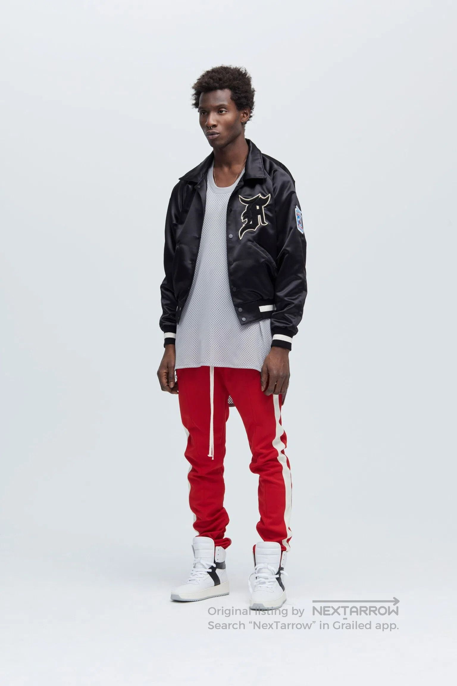 Fear of God FEAR OF GOD size S China Exclusive Red and White Tracksuit Size US 27 - 8 Thumbnail