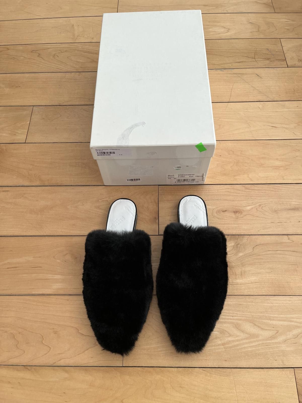 Maison Margiela NWB - Maison Margiela Faux Fur Mules Size US 7 / IT 37 - 1 Thumbnail