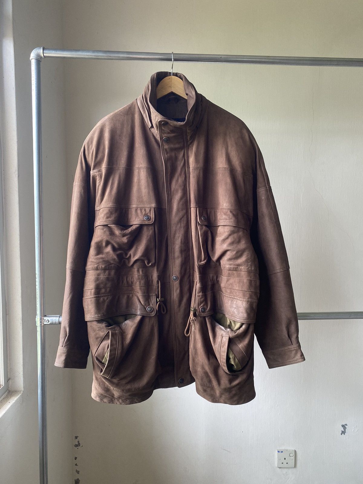 Vintage VINTAGE WILSONS LEATHER PARKA JACKET WINTER PUNK GRUNGE LGB Size US L / EU 52-54 / 3 - 4 Thumbnail