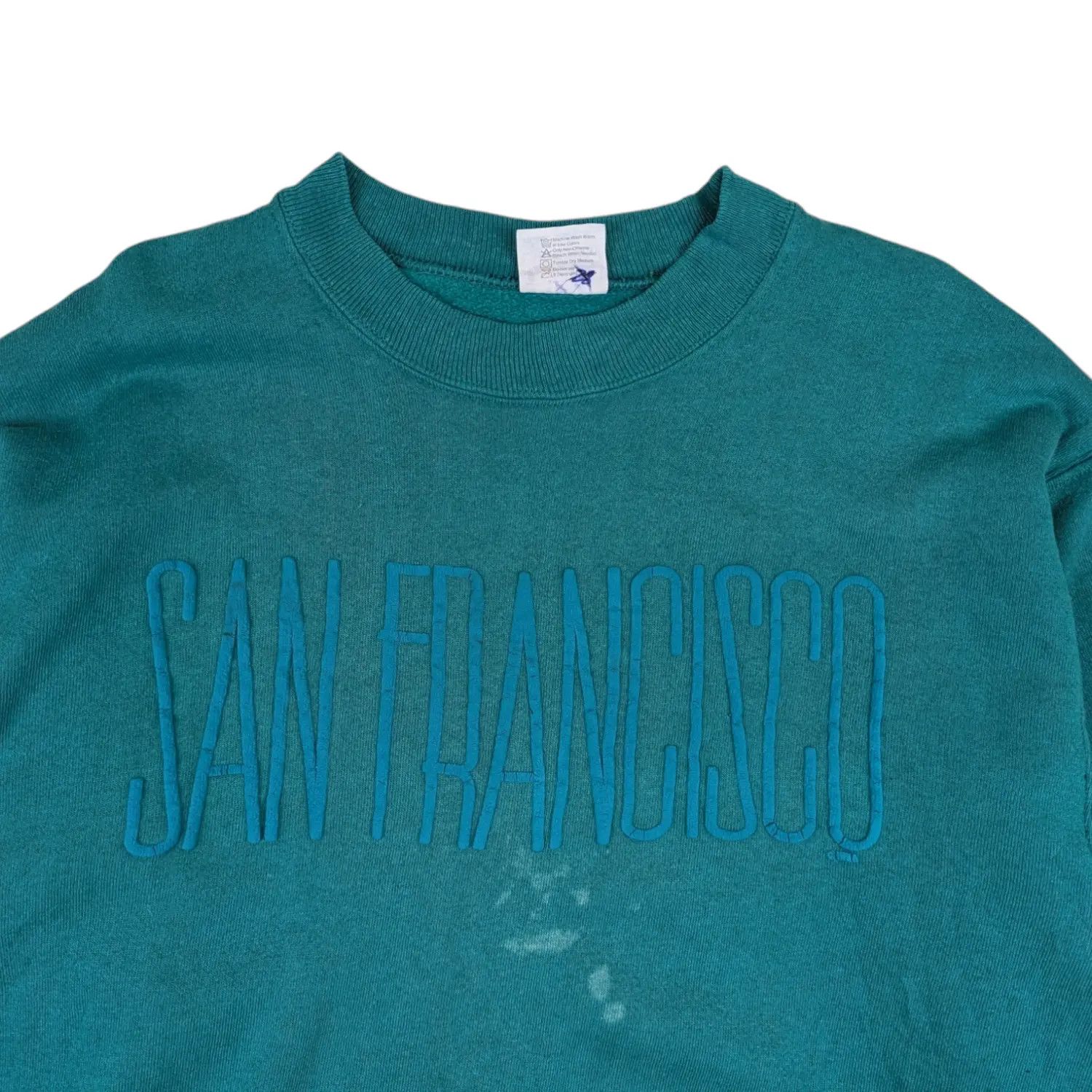 Hanes × Vintage Vintage 90's SAN FRANCISCO Big Spell Out Souvenir Jumper Size L / US 10 / IT 46 - 4 Thumbnail