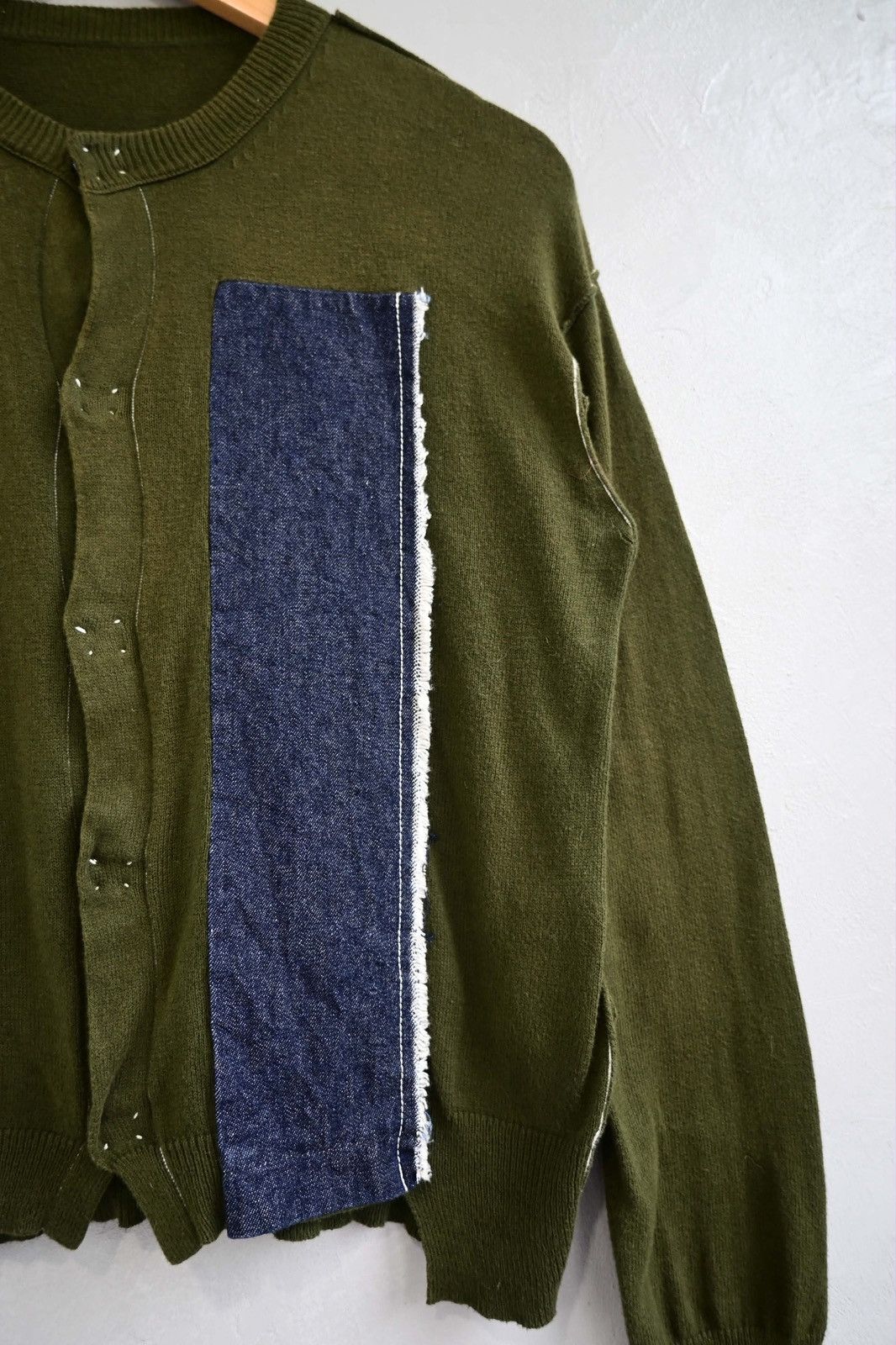 Y's Y’s Denim Patchwork Cardigan Size US S / EU 44-46 / 1 - 6 Thumbnail