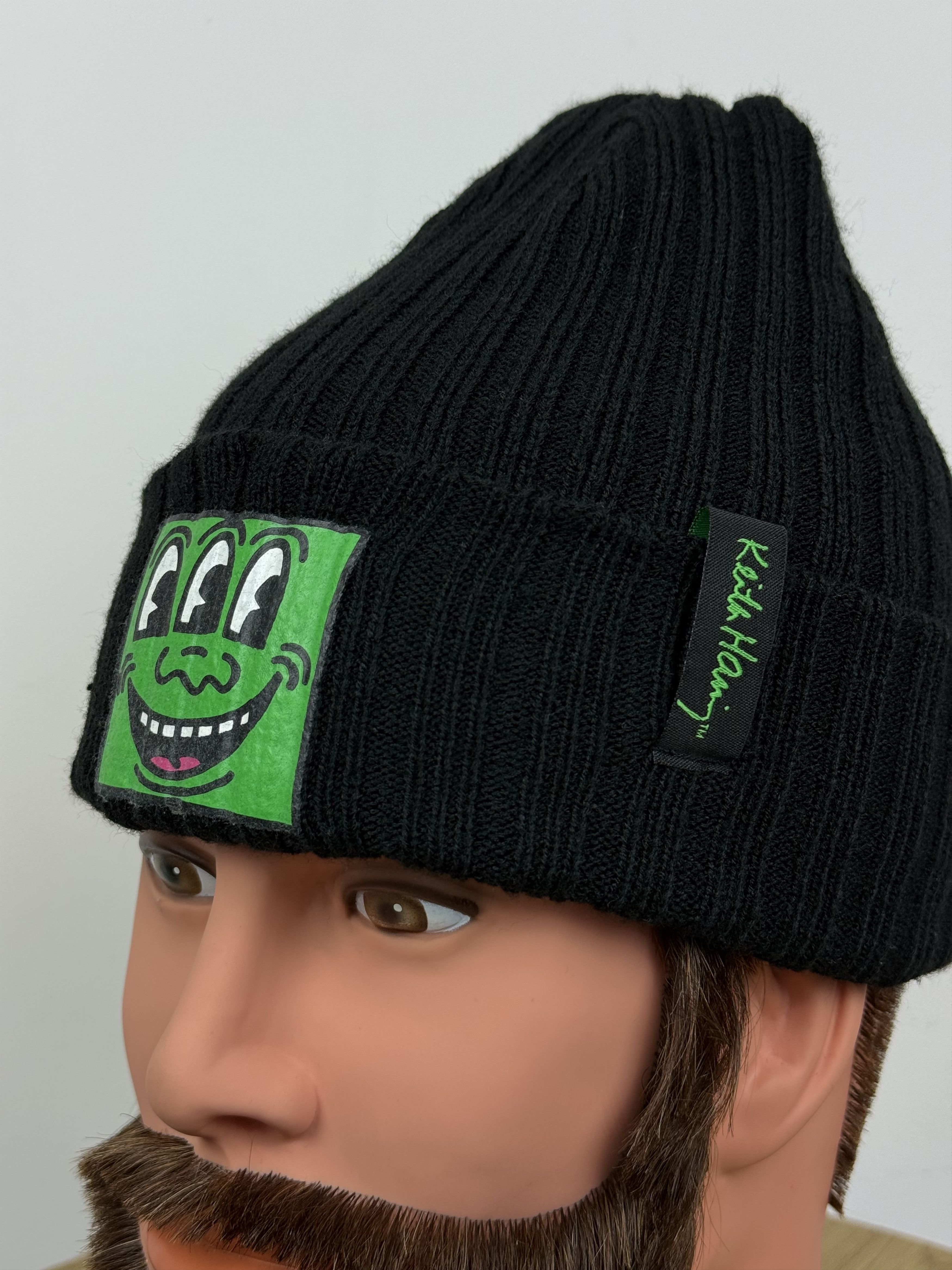 Keith Haring Keith Haring X H&M Motif Detail Hat Black One Size Size ONE SIZE - 3 Thumbnail