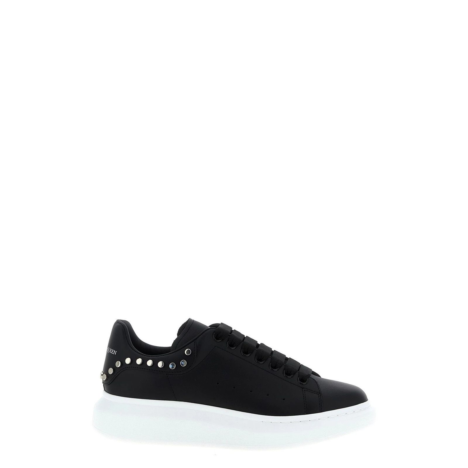 Alexander McQueen ALEXANDER MCQUEEN Larry Black Leather Sneakers New & Authent Size US 8 / EU 41 - 1 Thumbnail