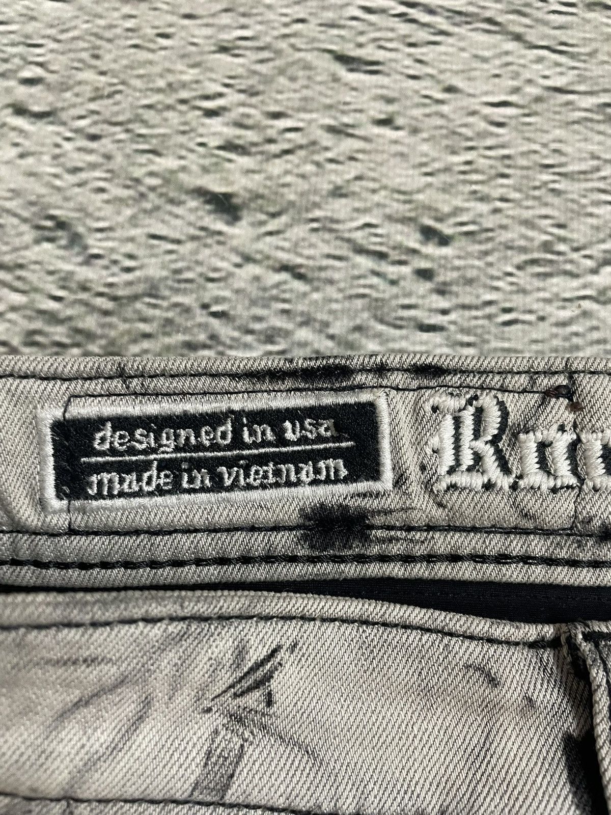 Rock Revival Rock Revival vintage jeans moto biker Y2K slim beige black Size US 30 / EU 46 - 4 Thumbnail
