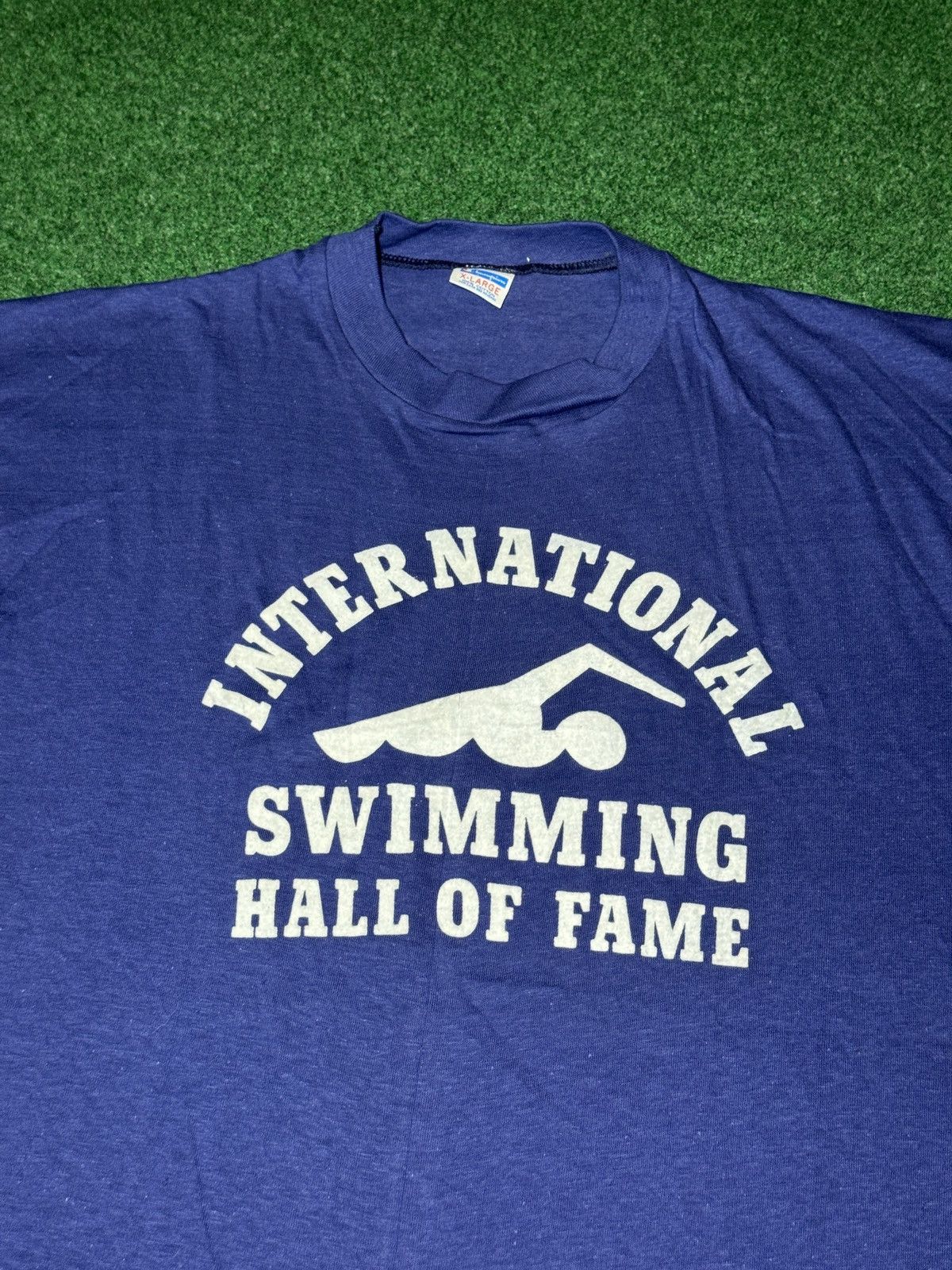 Champion 70s International Swimming Hall Of Fame Champion T Shirt Size US XL / EU 56 / 4 - 2 Thumbnail