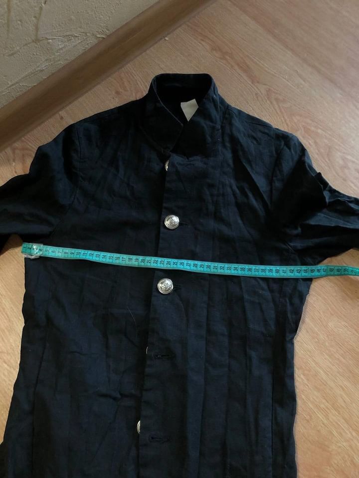 Kazuyuki Kumagai Attachment Linen Long Sleeve Overshirt Cardigan Jacket Shirt Blazer S Size US XS / EU 42 / 0 - 11 Thumbnail