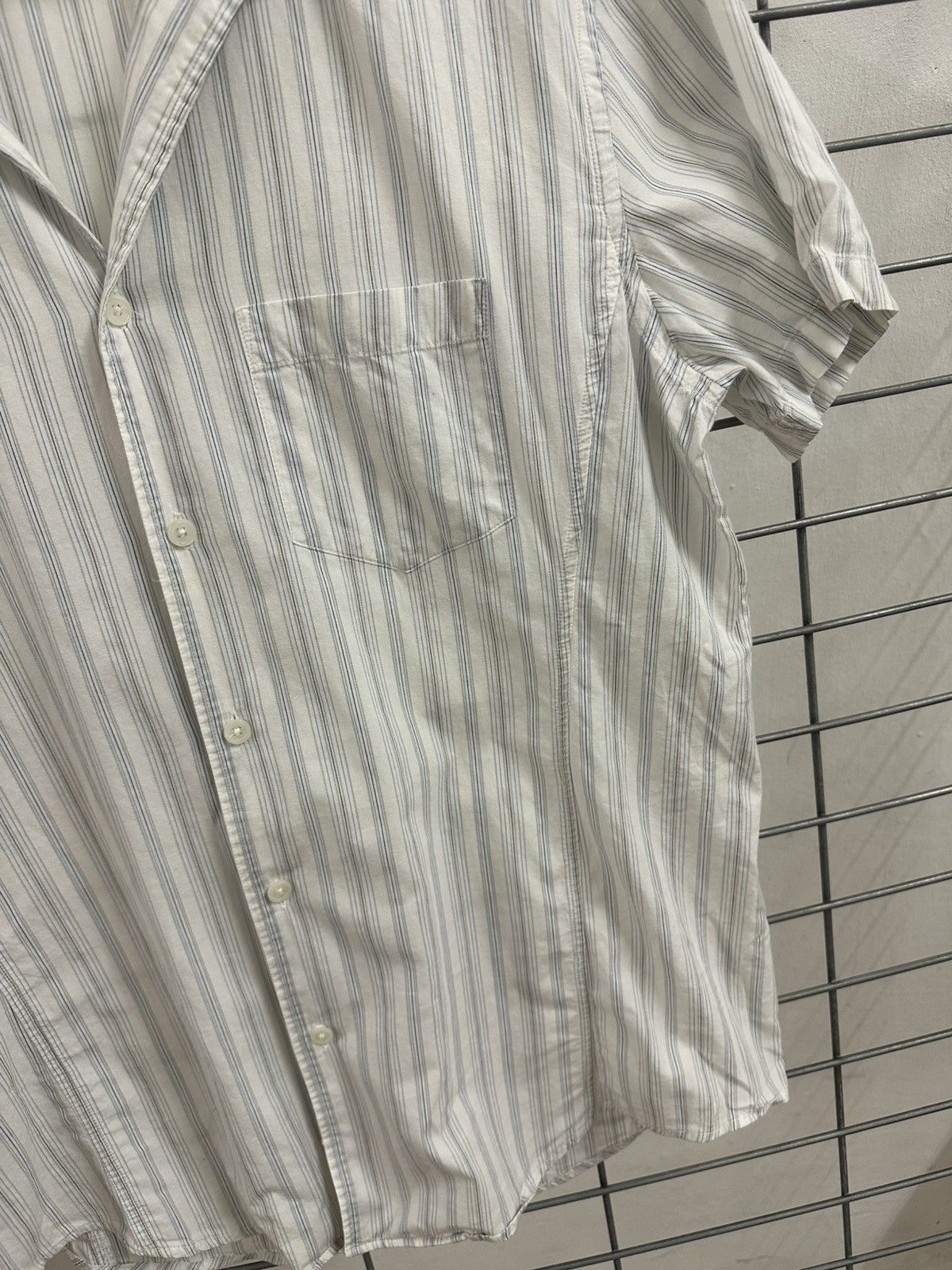 Japanese Brand Rare Beautiful PPFM Striped Camp Open Collar Shirt Y2K Style Size XL / US 12-14 / IT 48-50 - 6 Thumbnail