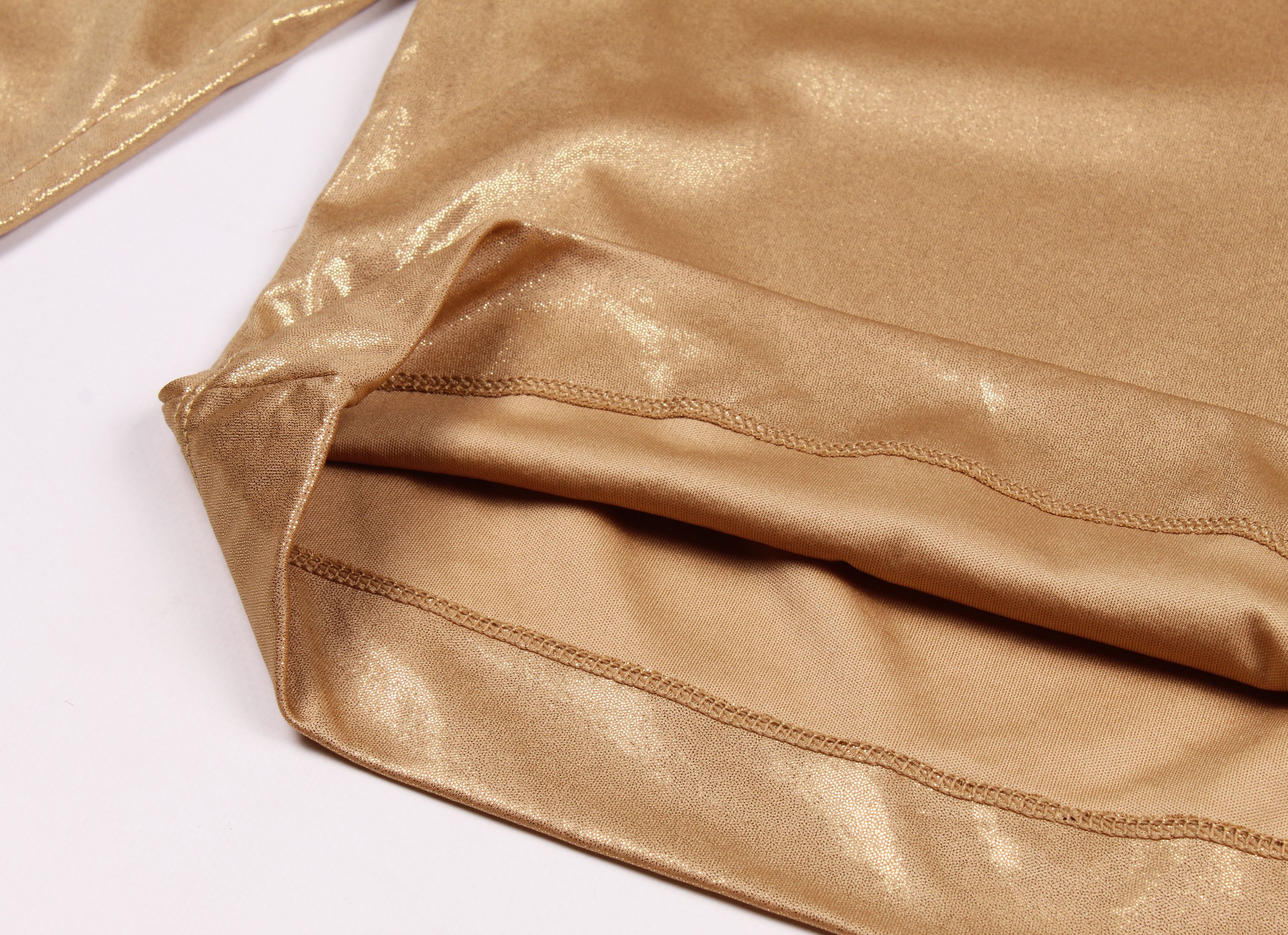Miss Sixty Vintage Miss Sixty Luxury Gold Sparkle Y2K 3/4 Sleeve Top Size M / US 6-8 / IT 42-44 - 8 Thumbnail