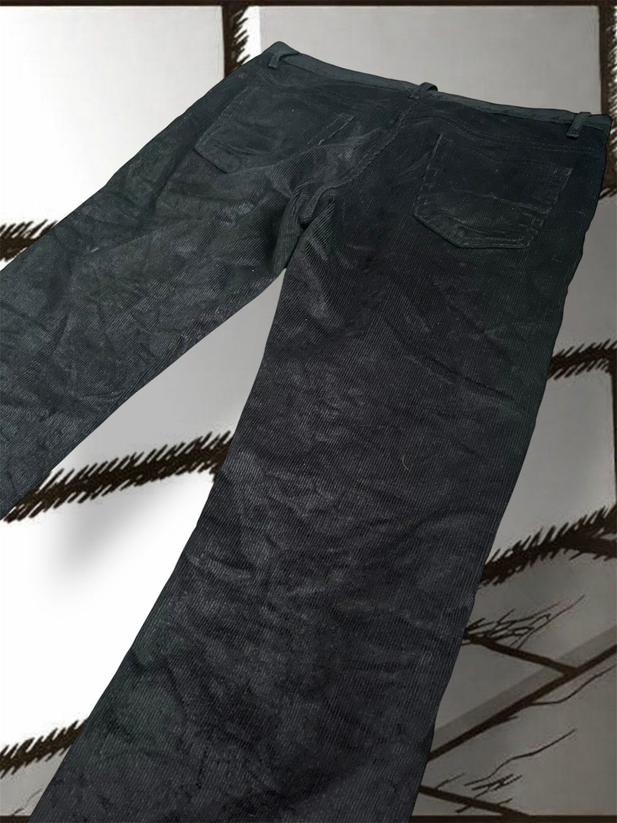 Dior Dior Homme AW07 waxed corduroy jeans Size US 33 - 4 Thumbnail