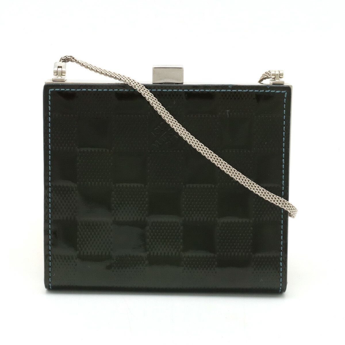 Louis Vuitton Louis Vuitton Damier Vernis Anjou Pm Shoulder Bag M92111 Enamel Shoulder Bag M92111 in Blue, Women's