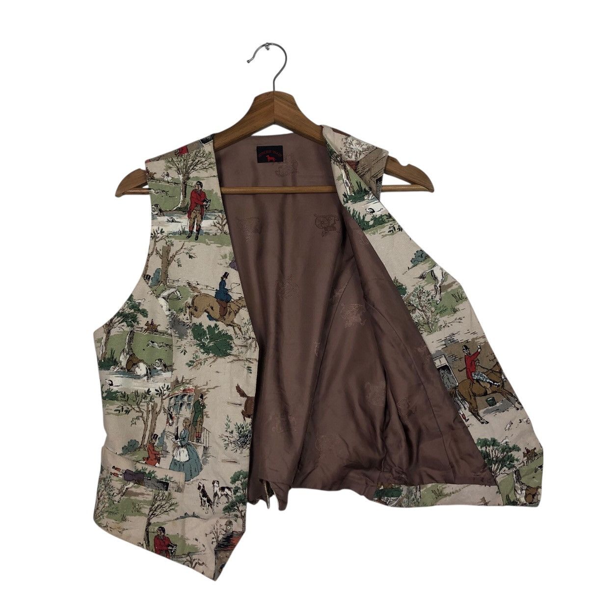 Japanese Brand 📌Vintage Waist Jacket Atelier Haiji Full Print Design Size US M / EU 48-50 / 2 - 13 Thumbnail