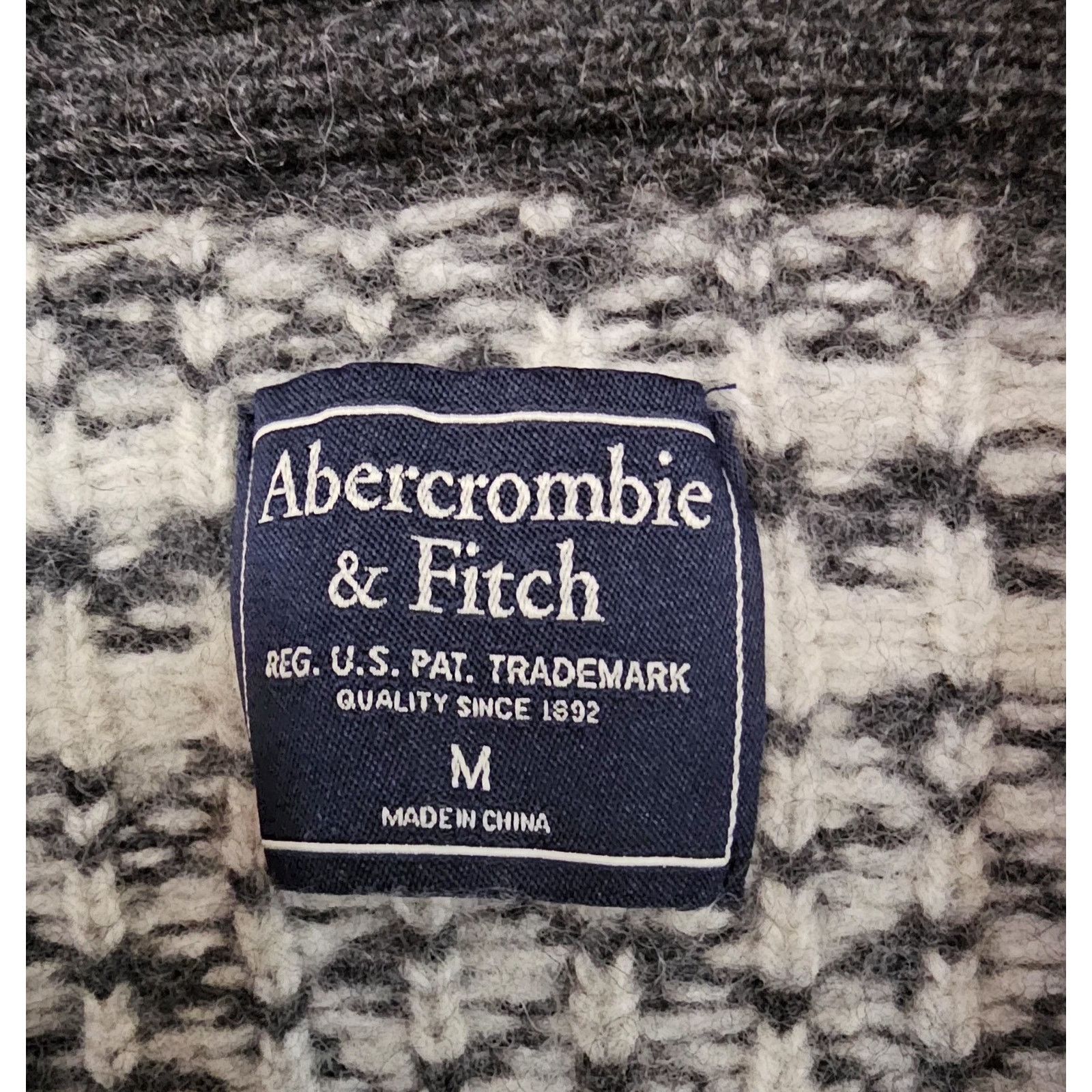Abercrombie & Fitch Abercrombie & Fitch Vint Wool Heavy Chunky Cardigan Fair Isl Size US M / EU 48-50 / 2 - 6 Thumbnail