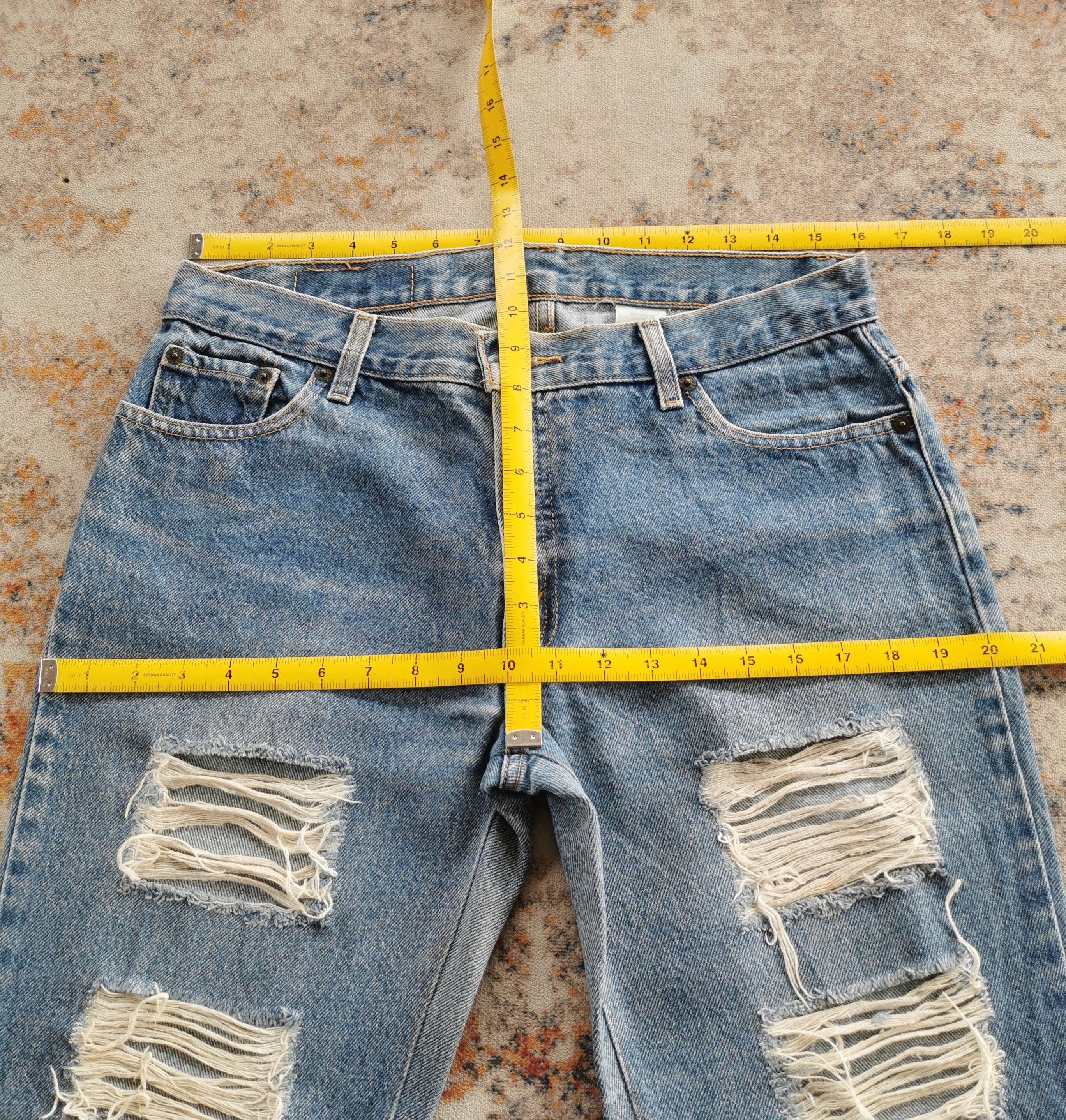 Levi's 90s vintage levis orange tab distressed jeans size 32'x29.5' Size 32" / US 10 / IT 46 - 6 Thumbnail