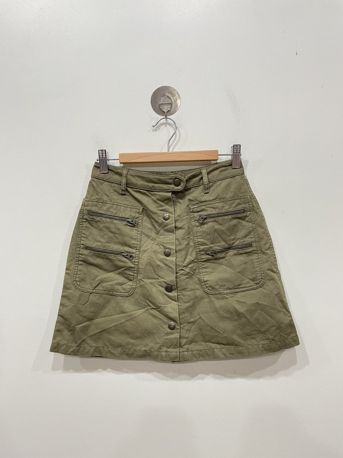 Maison Kitsune Maison Kitsune Wrapped Mini Skirt Size 24" / US 00 / IT 34 - 1 Thumbnail