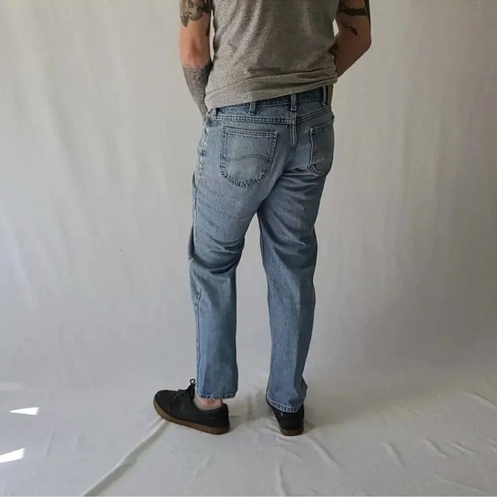 Lee Vintage Lee Straight Leg Jeans Size US 36 / EU 52 - 7 Thumbnail