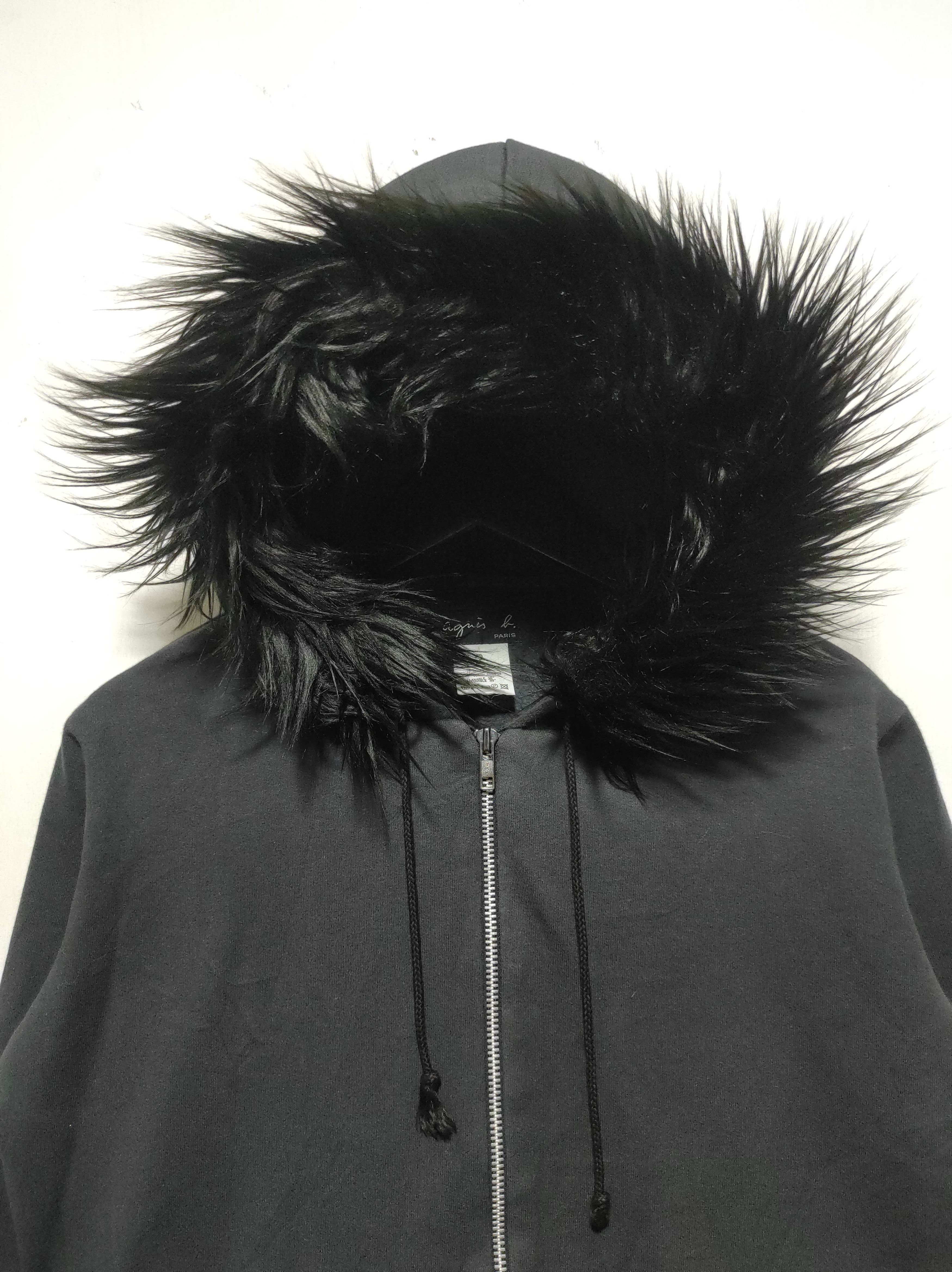agnes b. Agnes B. Zip Fur Hoodie IfSixWasNine LGB style Size M / US 6-8 / IT 42-44 - 3 Thumbnail