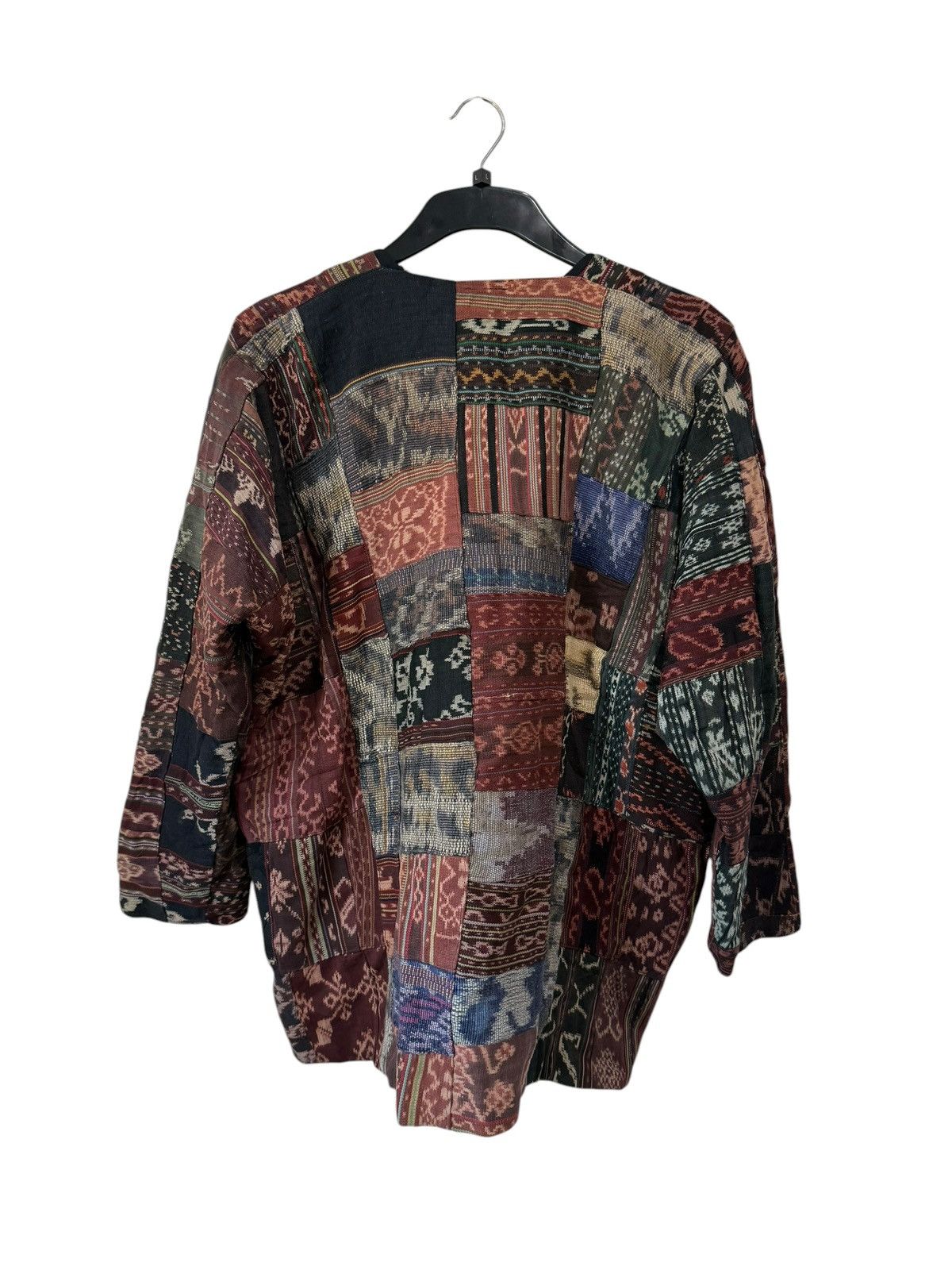 Art Comes First Japanese Brand Patchwork Jacket Rayon Jacket Oversized Size L / US 10 / IT 46 - 6 Thumbnail