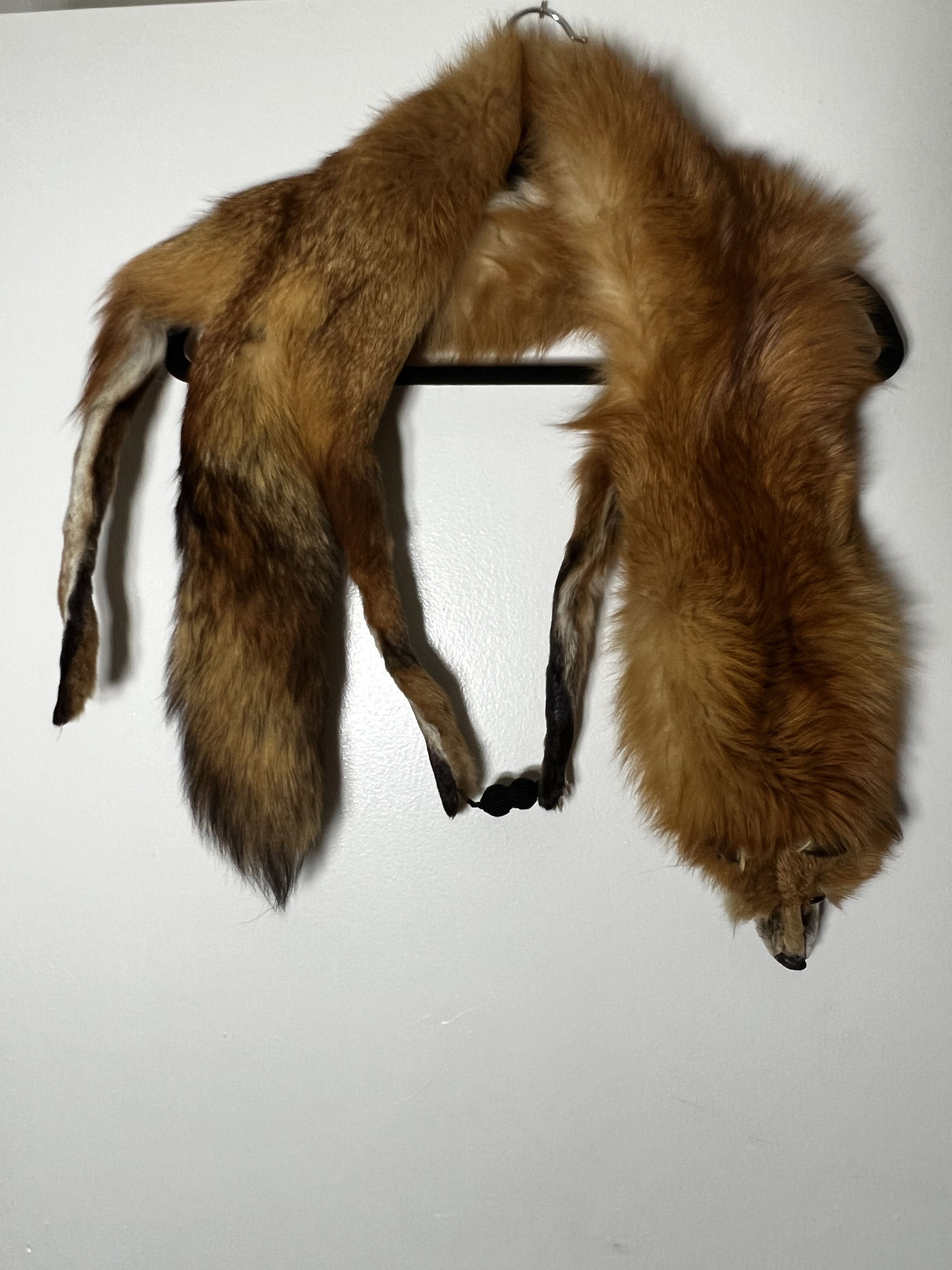 Other × Vintage Vintage 1940's-1950's Red Fox Fur Taxidermy Pelt - Fox Stole Size ONE SIZE - 1 Thumbnail