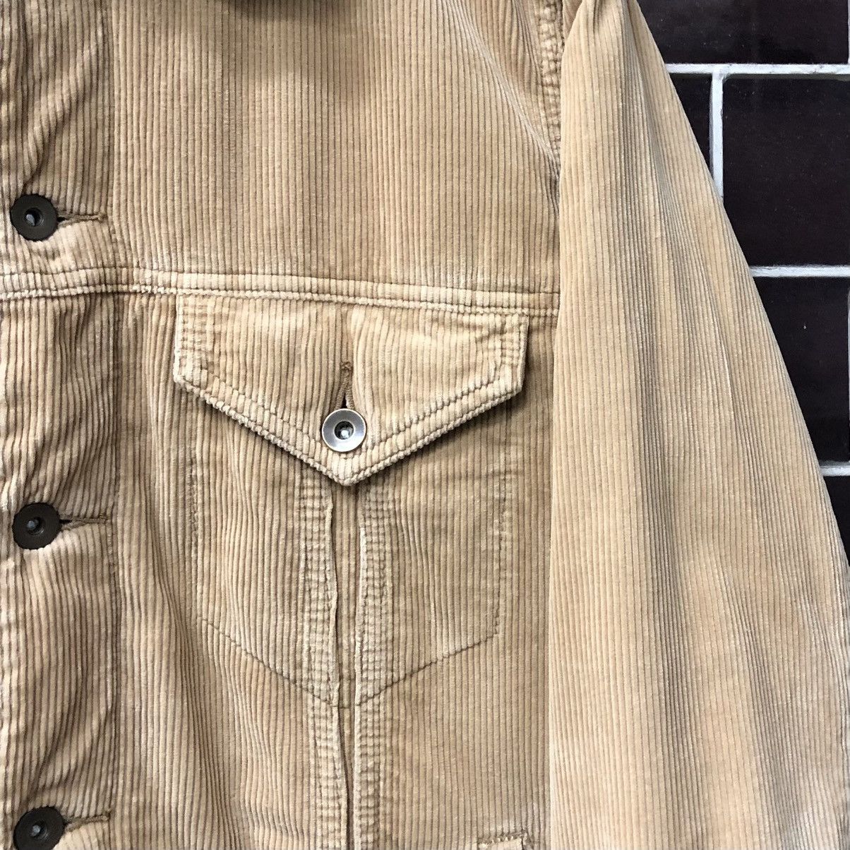 Uniqlo Vintage Uniqlo Corduroy Trucker Jacket Size US L / EU 52-54 / 3 - 8 Thumbnail