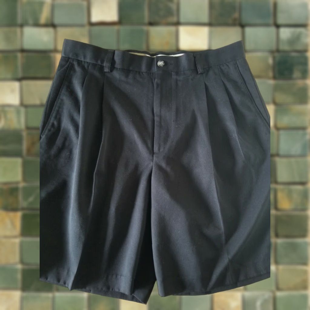 Vintage Oxford Golf Men 33 Black Super Dry Golf Shorts Size US 33 - 1 Thumbnail