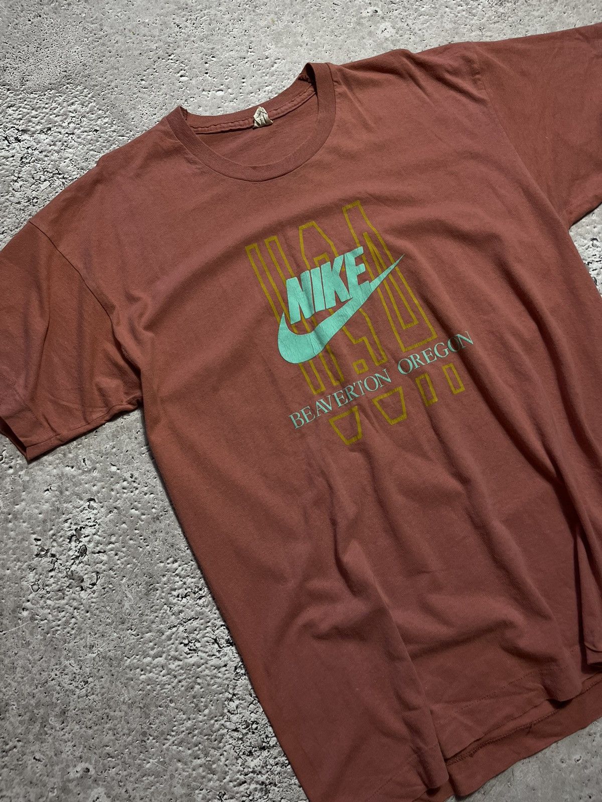 Nike × Vintage Vintage Nike early 80s size L screen stars T Shirt tee Size US XL / EU 56 / 4 - 3 Thumbnail