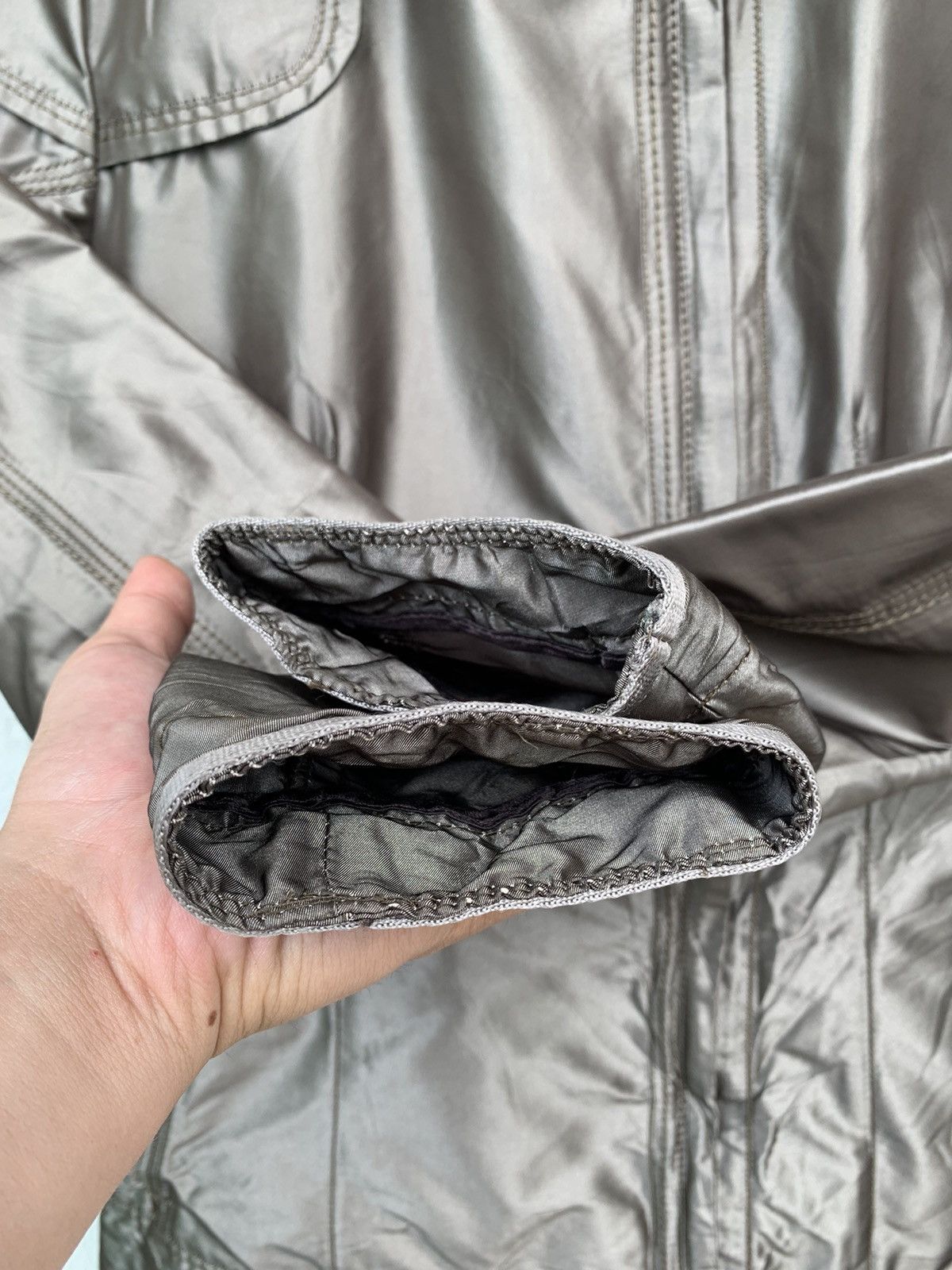 Peuterey Peuterey Asymmetrical Zipper Polyester Short Trenchcoat Size US M / EU 48-50 / 2 - 8 Thumbnail