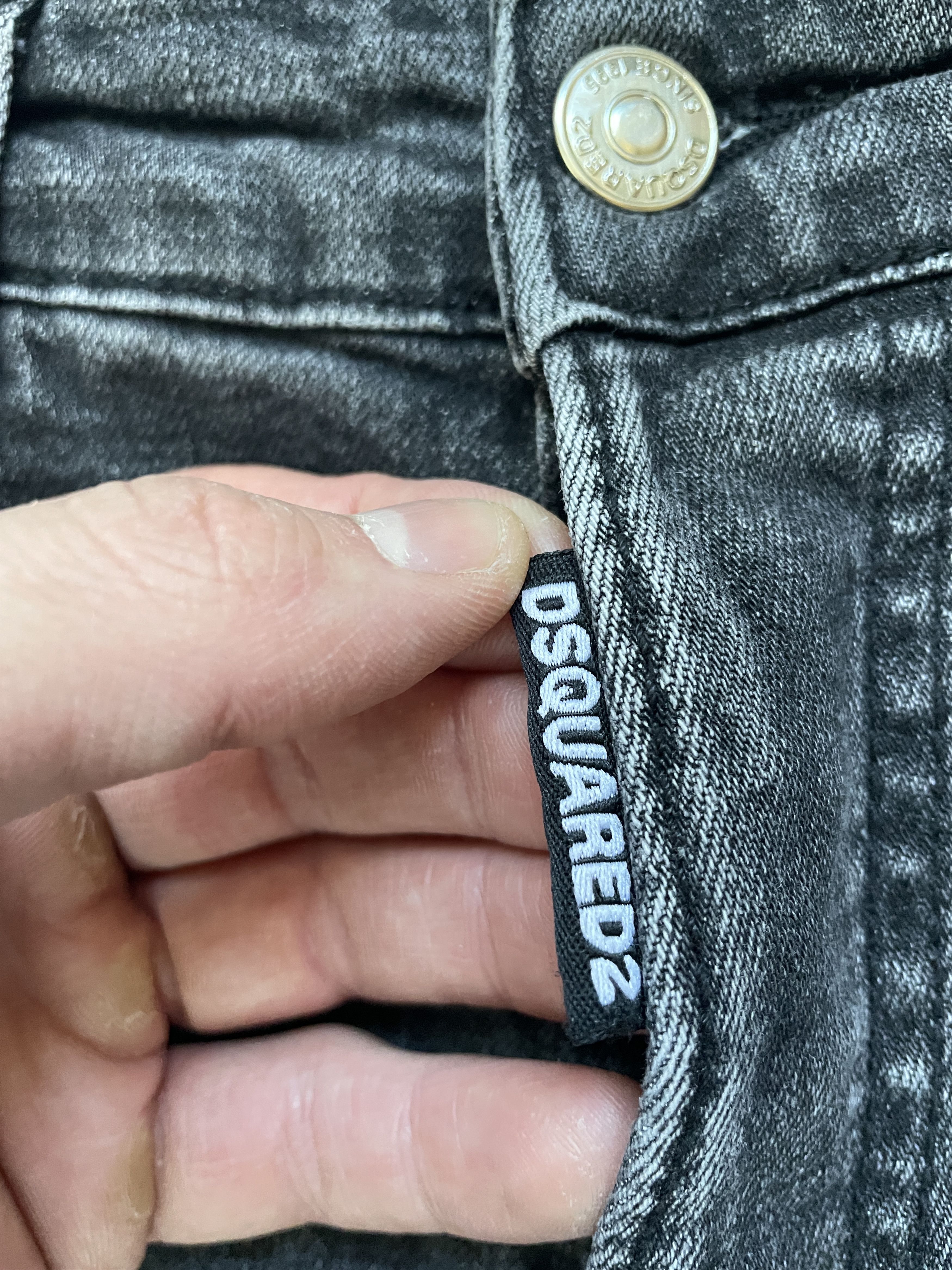 Dsquared2 DSQUARED2 SKINNY GALLERY DEPT TYPE PAINTED DISTRESSED DENIM Size US 29 - 6 Thumbnail