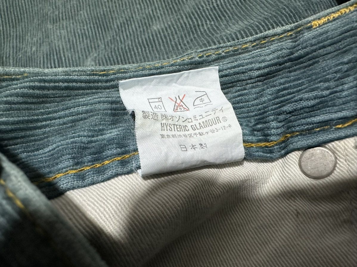 Hysteric Glamour 🔥Sick Y2K Hysteric Glamour Corduroy Kinky Denim Size US 29 - 9 Thumbnail