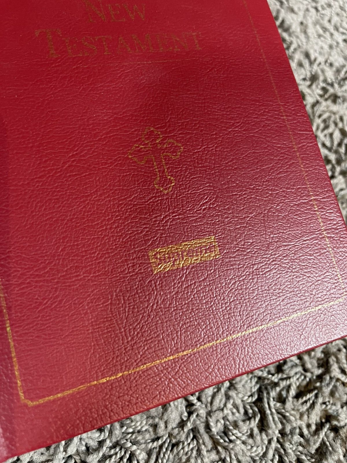 2013FW Supreme Bible Stash New Testament Storage Box