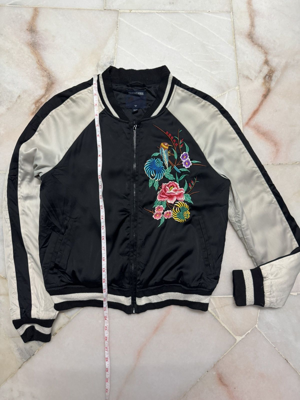 True Religion RARE TRUE RELIGION HABITAT MOTIVE EMBROIDERY BOMBERS JACKET Size US XS / EU 42 / 0 - 18 Thumbnail