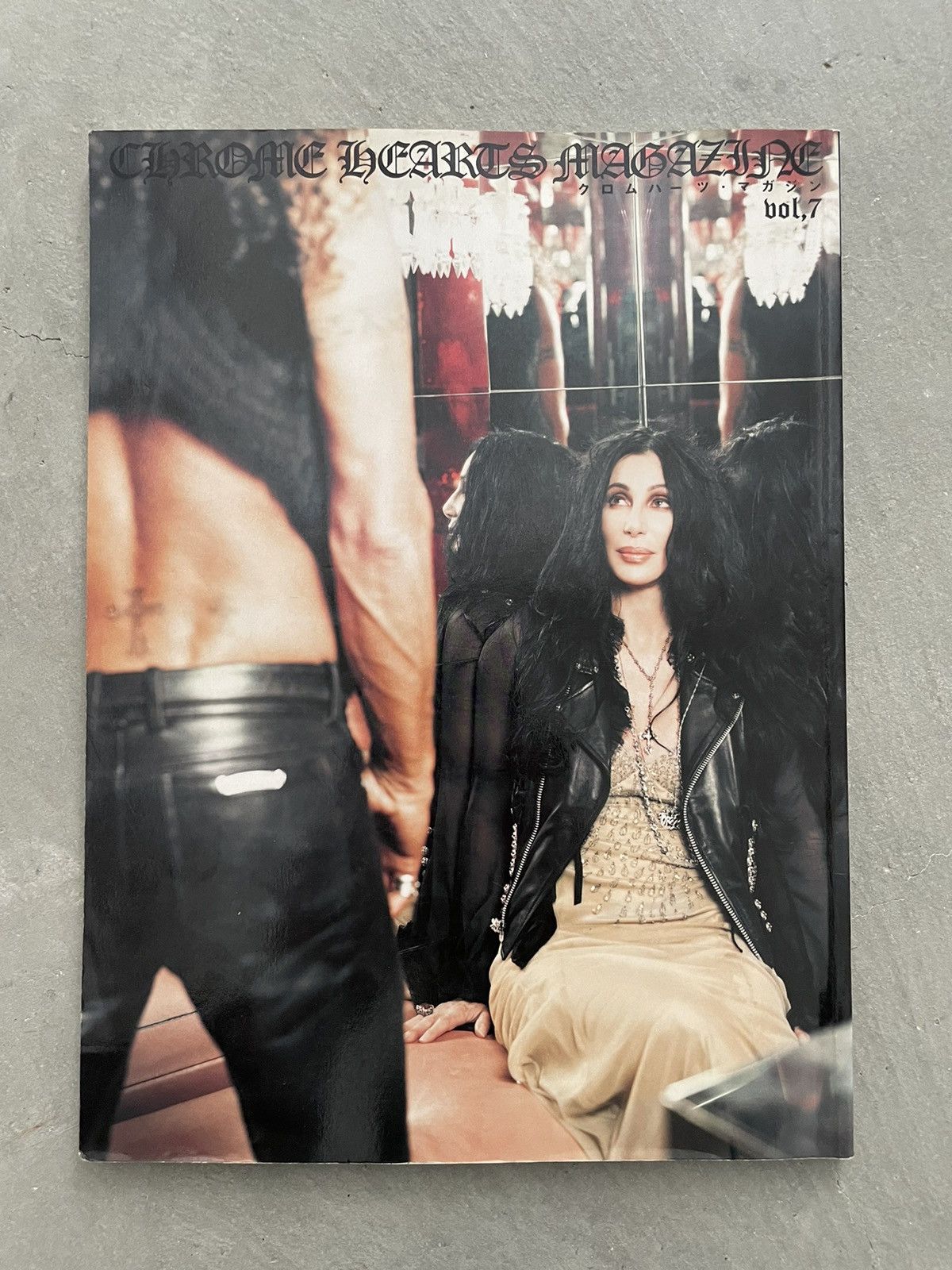 image of Chrome Hearts Magazine Cher in Black, Men's