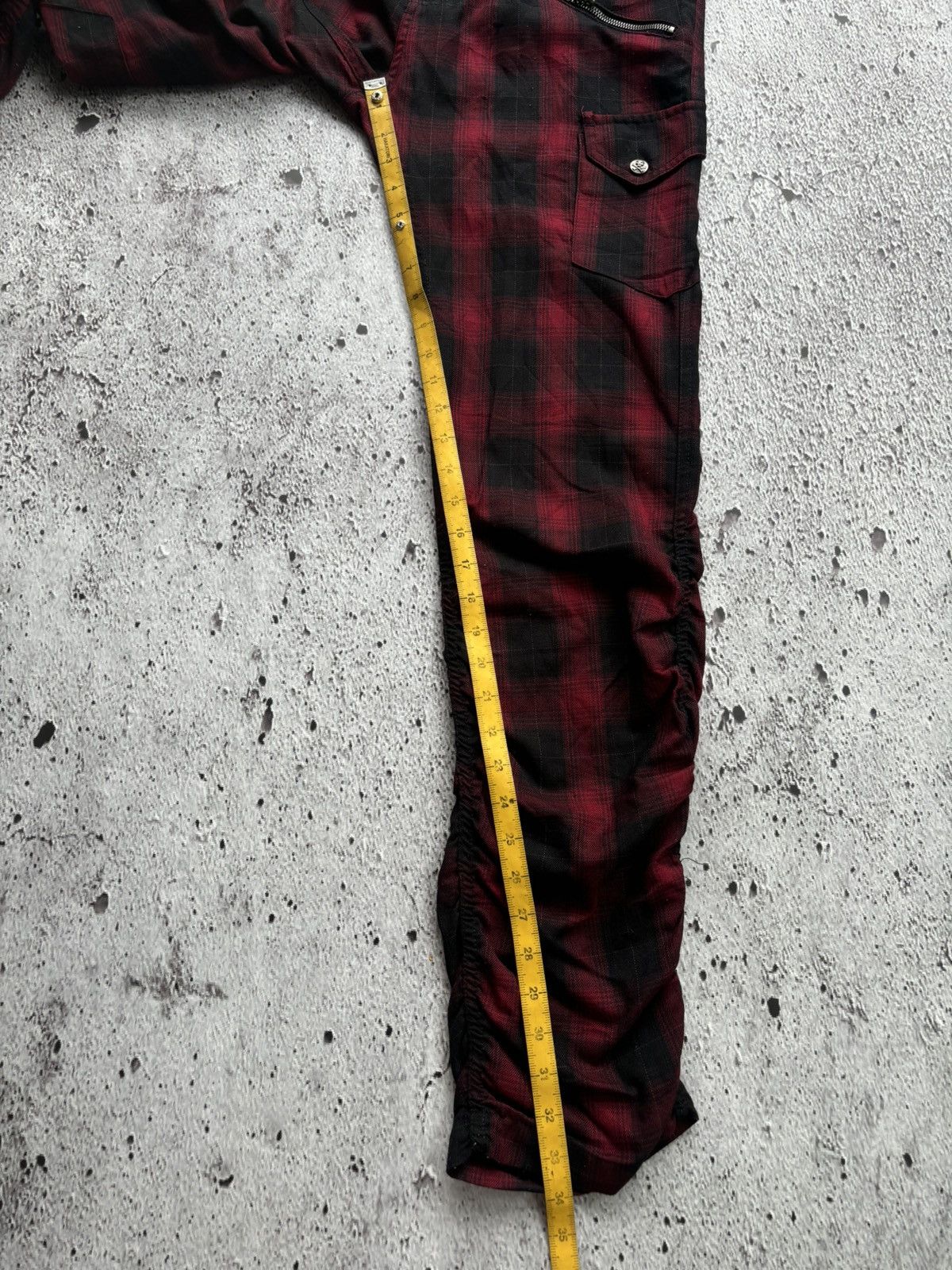 Hysteric Glamour Y2k Double focus Double waist punk style pants Size US 33 - 12 Thumbnail