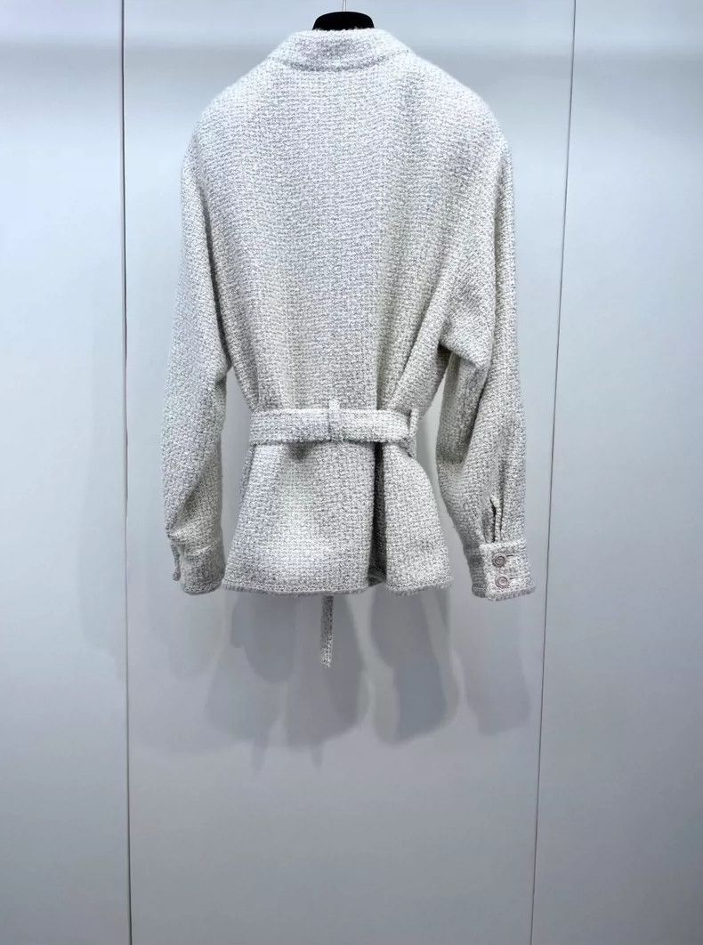 Chanel Chanel 24K VNeck Soft Wool Coat -2505 Size US S / EU 44-46 / 1 - 2 Thumbnail