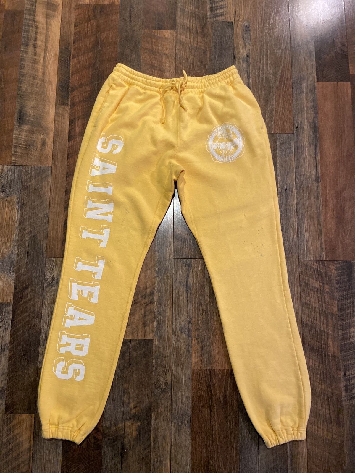 DENIM TEARS × Saint Michael SAINT MICHAEL DEMIN TEARS “SAINT TEARS” SWEAT PANTS Size US 34 / EU 50 - 1 Thumbnail