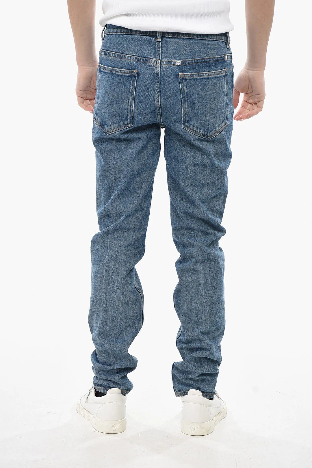 Givenchy og1mm0326 Slim Fit Medium Wash Jeans in Light Blue Size US 31 - 2 Thumbnail