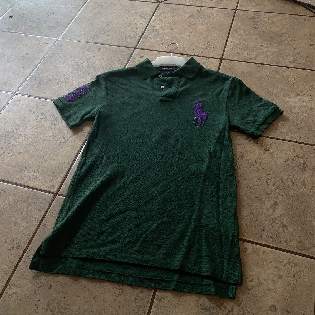 Polo Ralph Lauren × Vintage Vintage Green Large Logo Ralph Lauren Polo Size US S / EU 44-46 / 1 - 1 Thumbnail