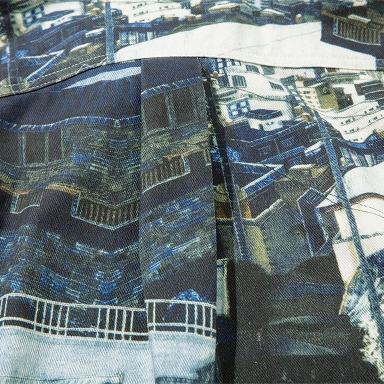 Japanese Brand Cyberpunk City Sky Long Sleeve Shirt Size US M / EU 48-50 / 2 - 6 Thumbnail