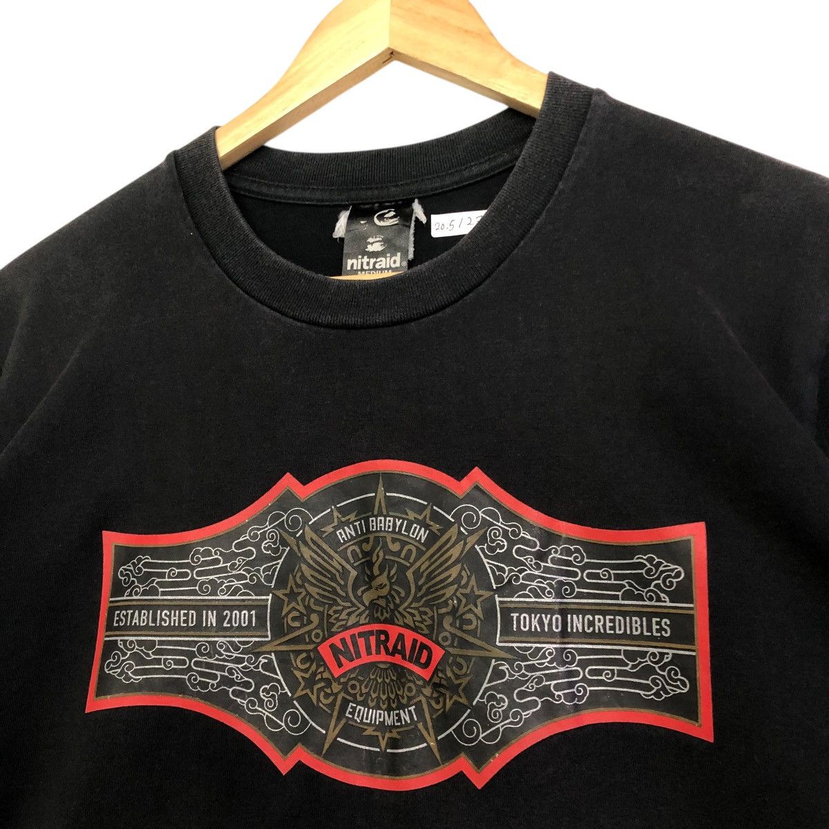 Japanese Brand × Nitraid *NITRAID anti babylon Tokyo Incredible black tee Size US M / EU 48-50 / 2 - 3 Thumbnail