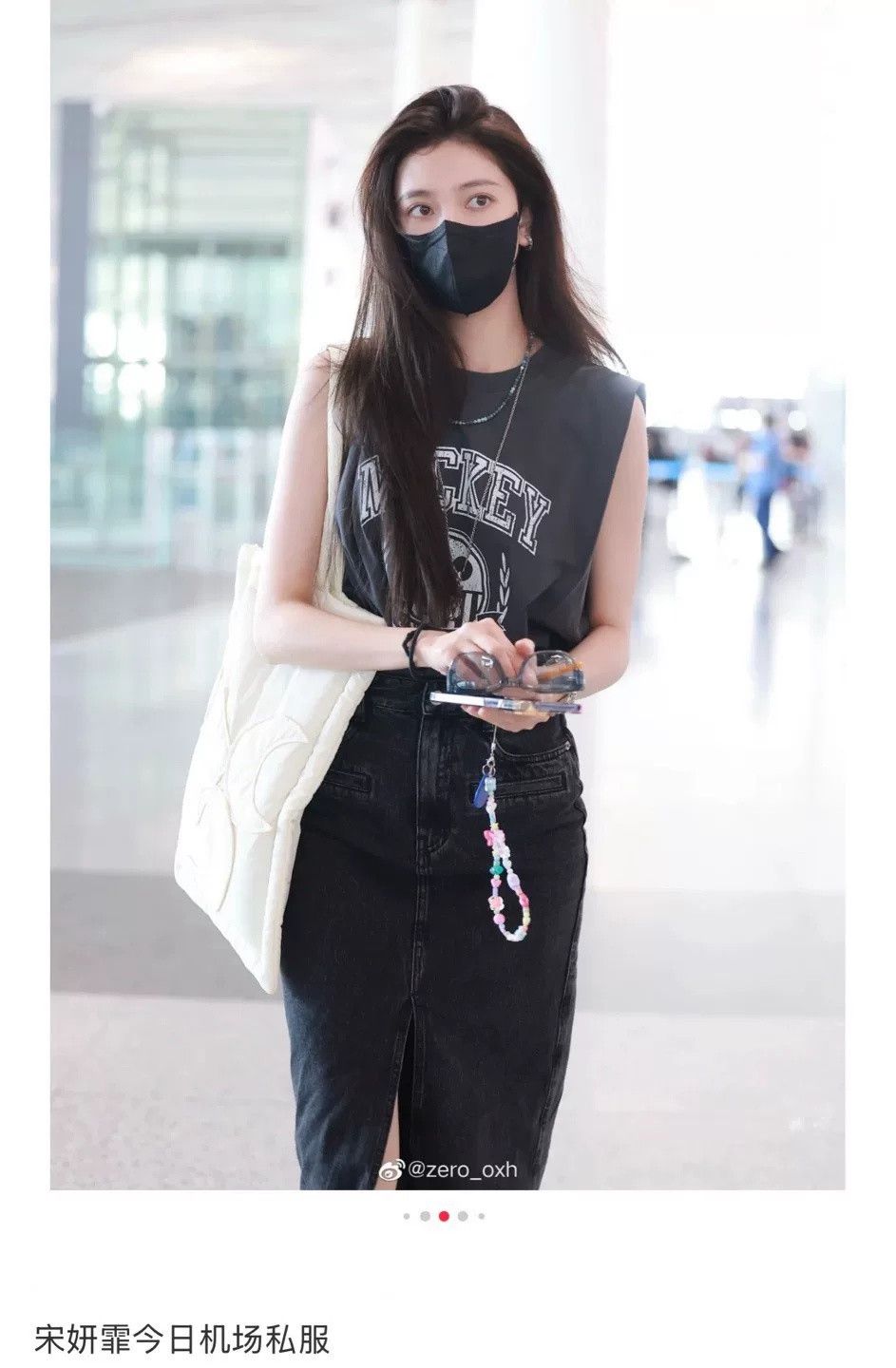 Prada Prada Washed Black Triangle Logo Split Denim Skirt Size US S / EU 44-46 / 1 - 6 Thumbnail