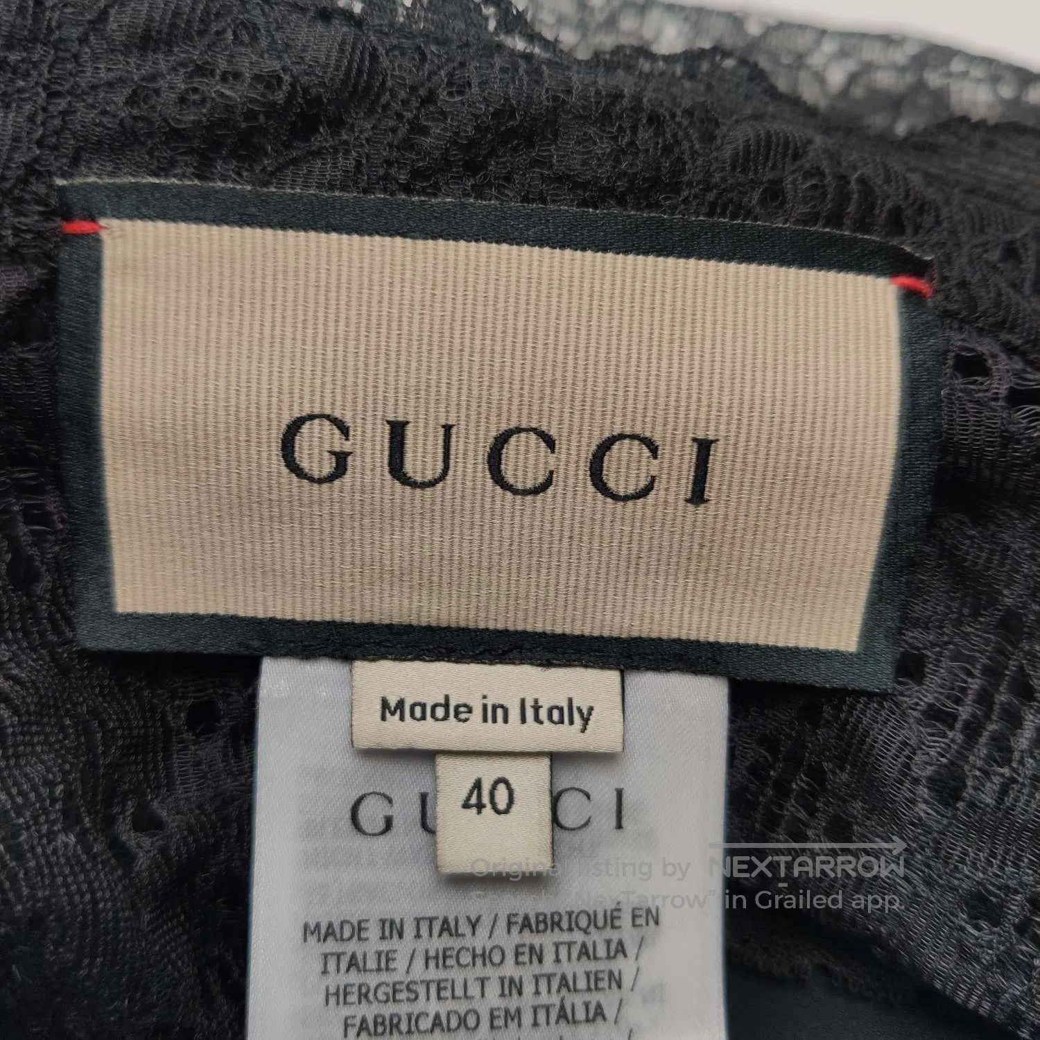 Gucci Gucci Black Lace Button. Size S / US 4 / IT 40 - 3 Thumbnail