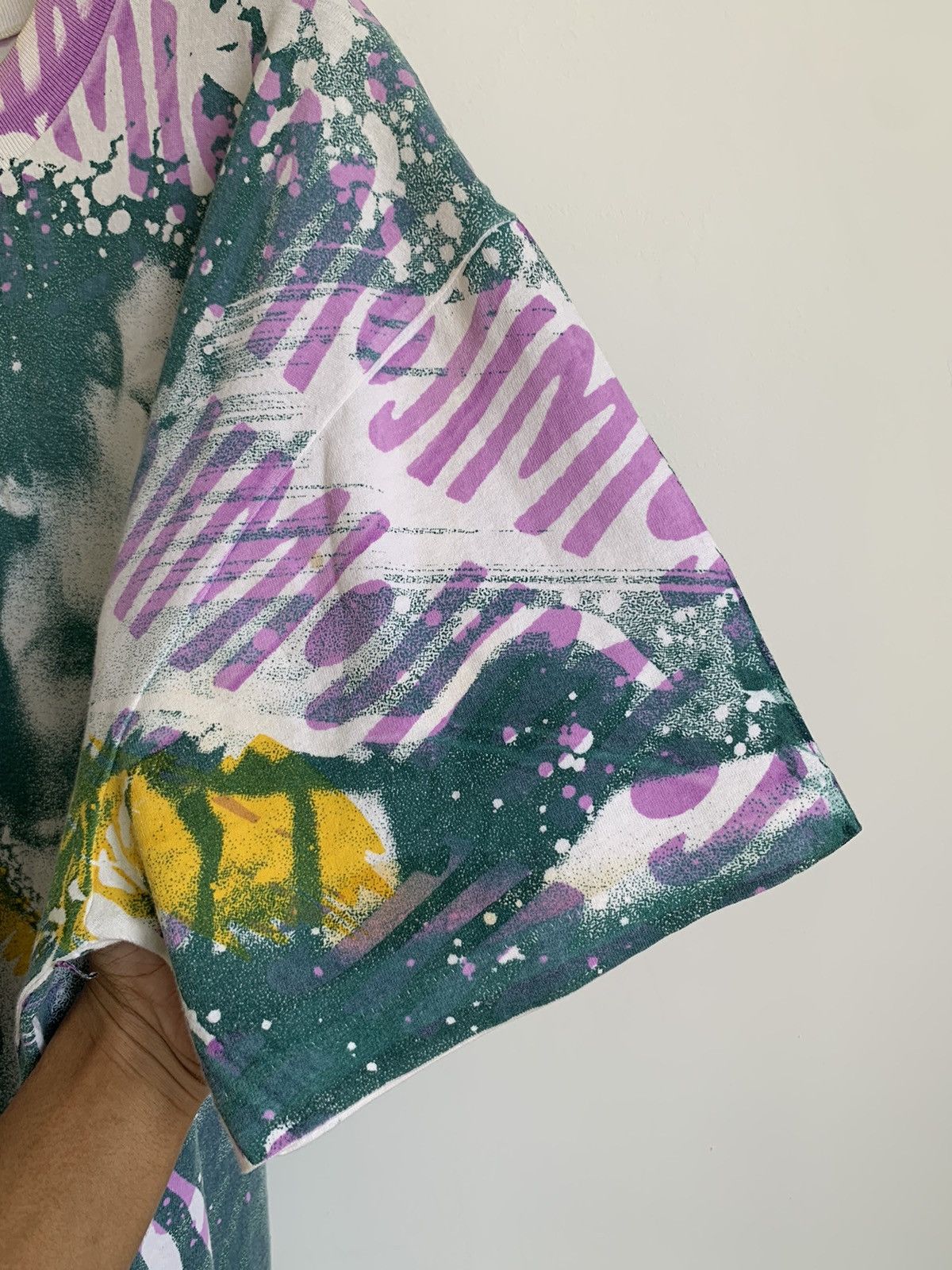 Vintage Vintage 90s Jimi Hendrix Mosquitohead Overprint Shirt Size US XL / EU 56 / 4 - 7 Thumbnail