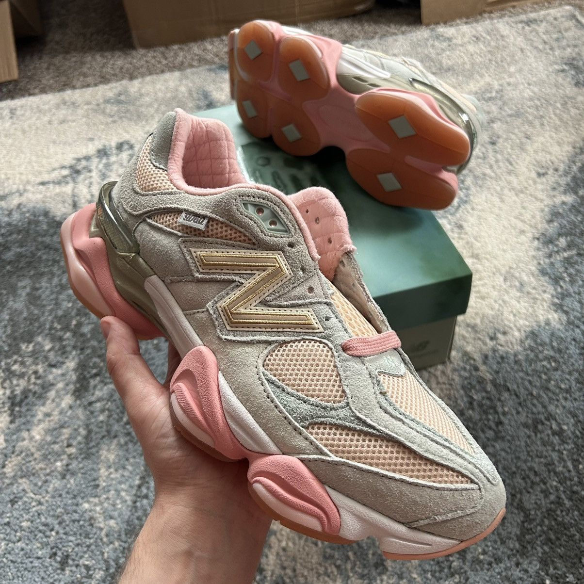Joe Freshgoods × New Balance U9060JG1 JFG iNSiDE VOiCES NB 9060 BABY BLUE PALE PiNK SUEDE Size US 10 / EU 43 - 3 Thumbnail