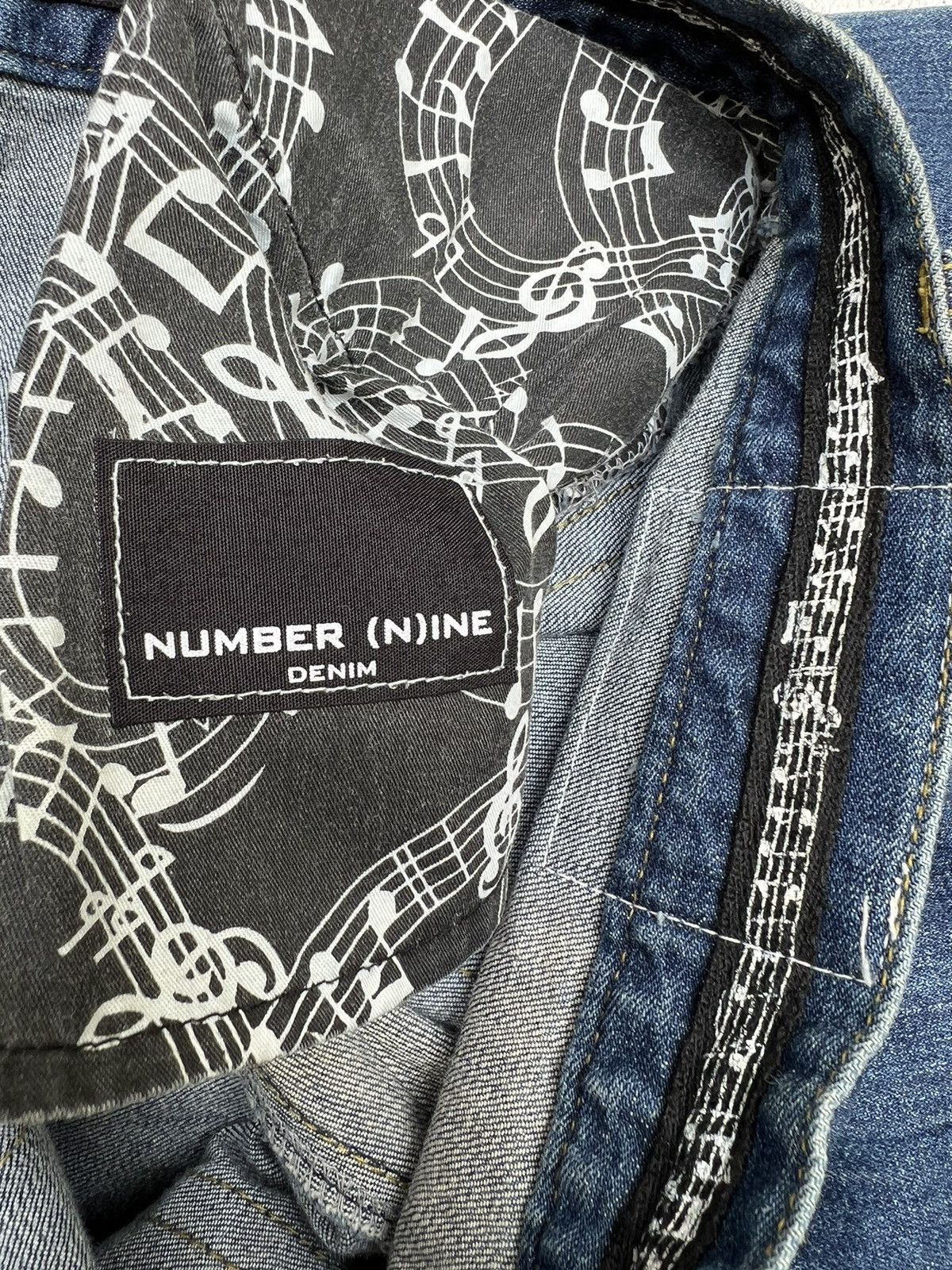 Number (N)ine Number (N)ine Japan Stretchable Denim Skinny Jeans Size US 29 - 23 Thumbnail