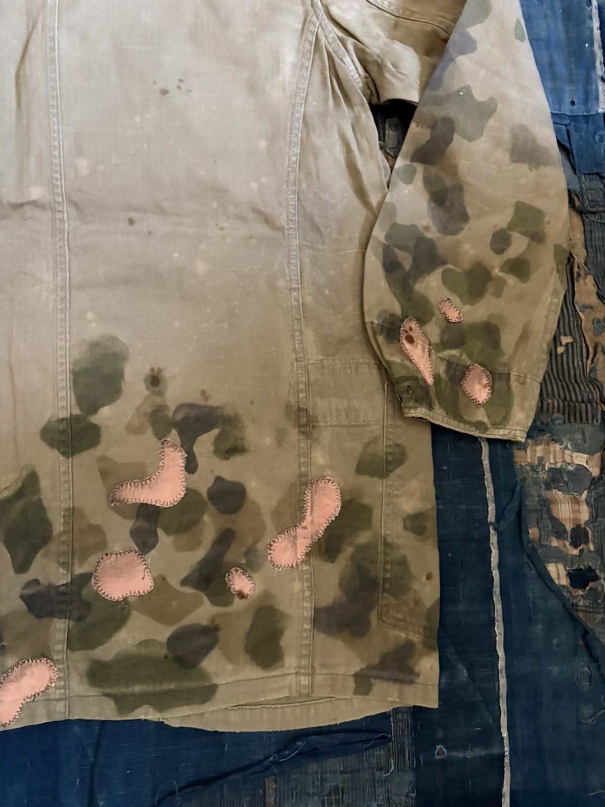 Kapital Kapital oiled cotton coverall camouflage patchwork Size US L / EU 52-54 / 3 - 12 Thumbnail