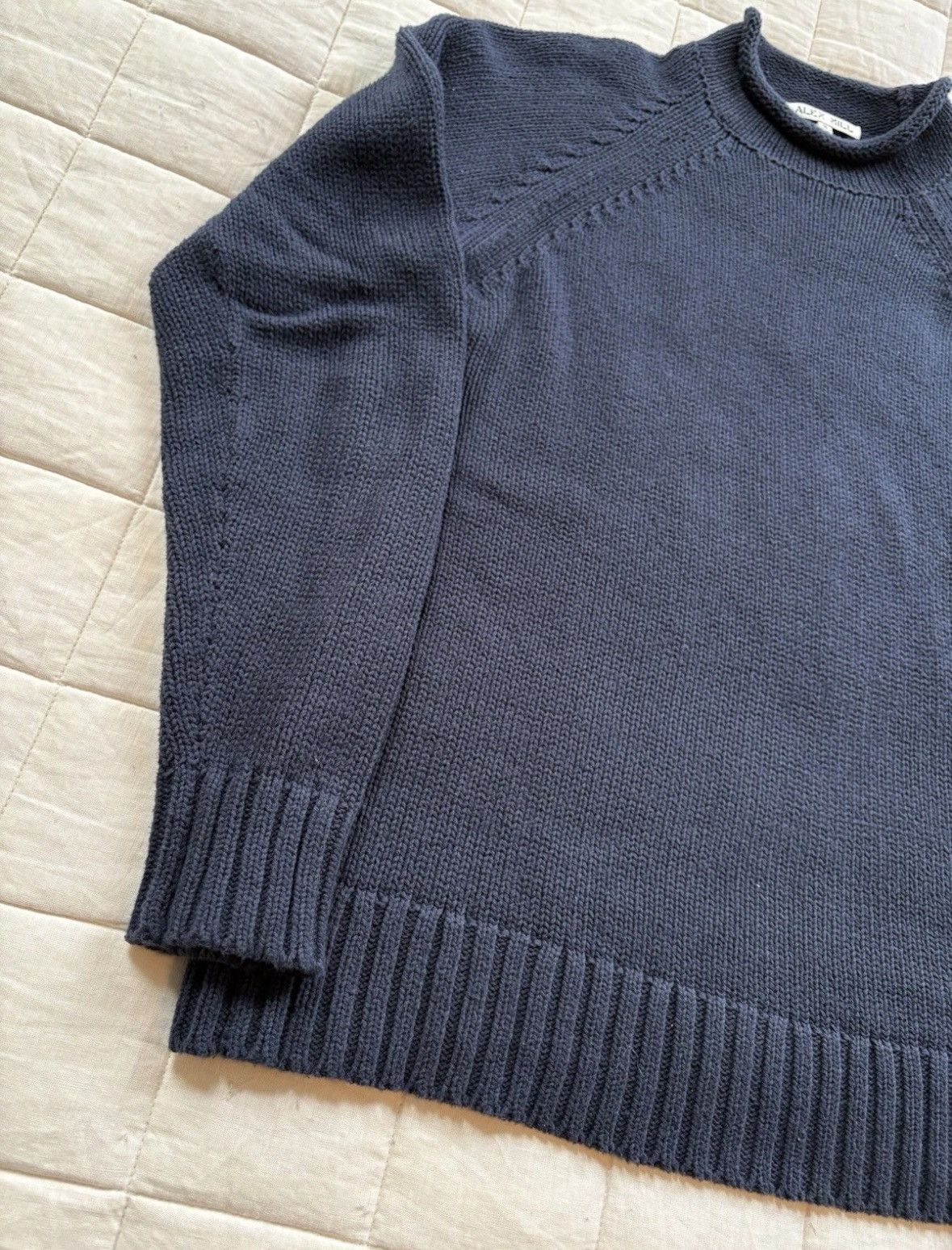 Alex Mill Alex Mill Roll Neck Sweater Navy Size US S / EU 44-46 / 1 - 3 Thumbnail