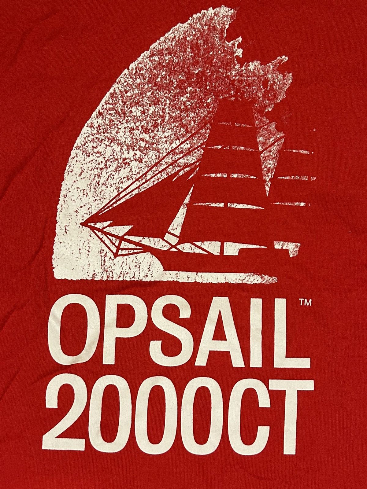Vintage Vintage Red Graphic Tee Size US L / EU 52-54 / 3 - 3 Thumbnail